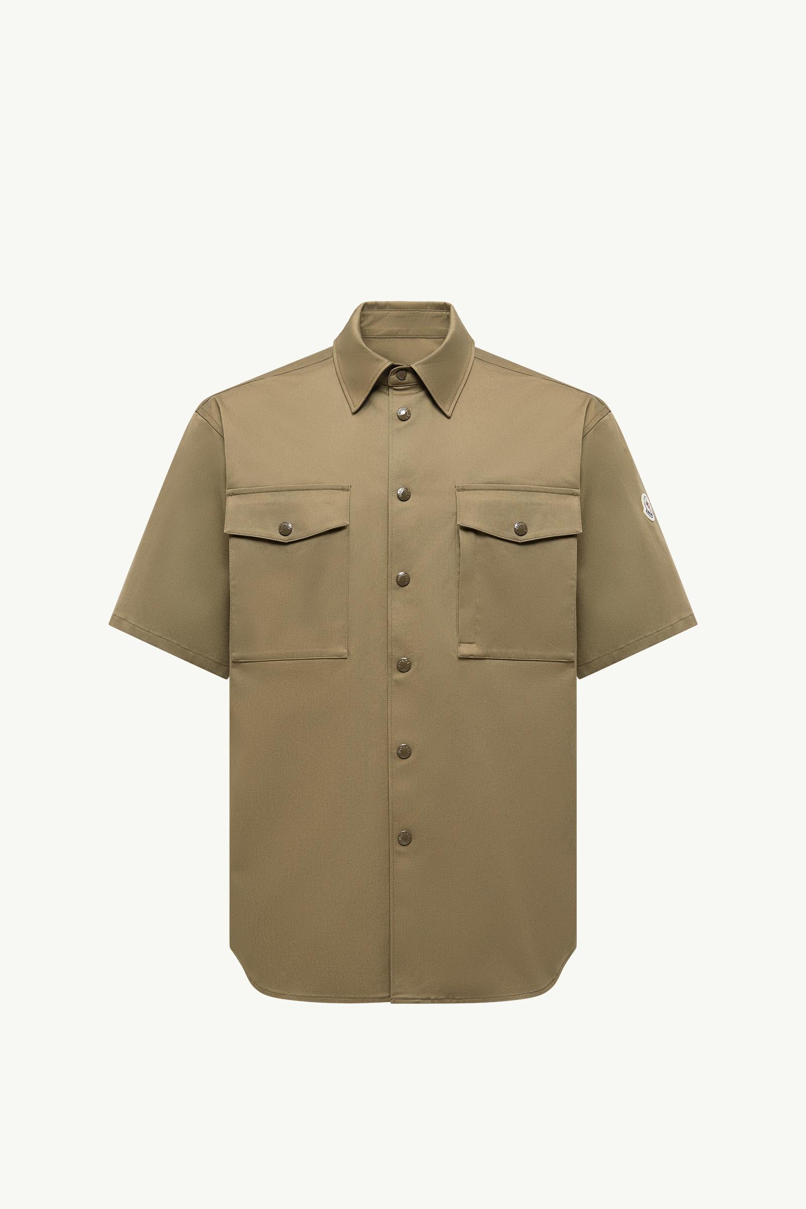 Cotton Gabardine Short Sleeve Shirt_findInBoutique_image