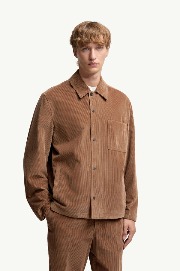 Surchemise en velours côtelé Hommes Marron Moncler 3