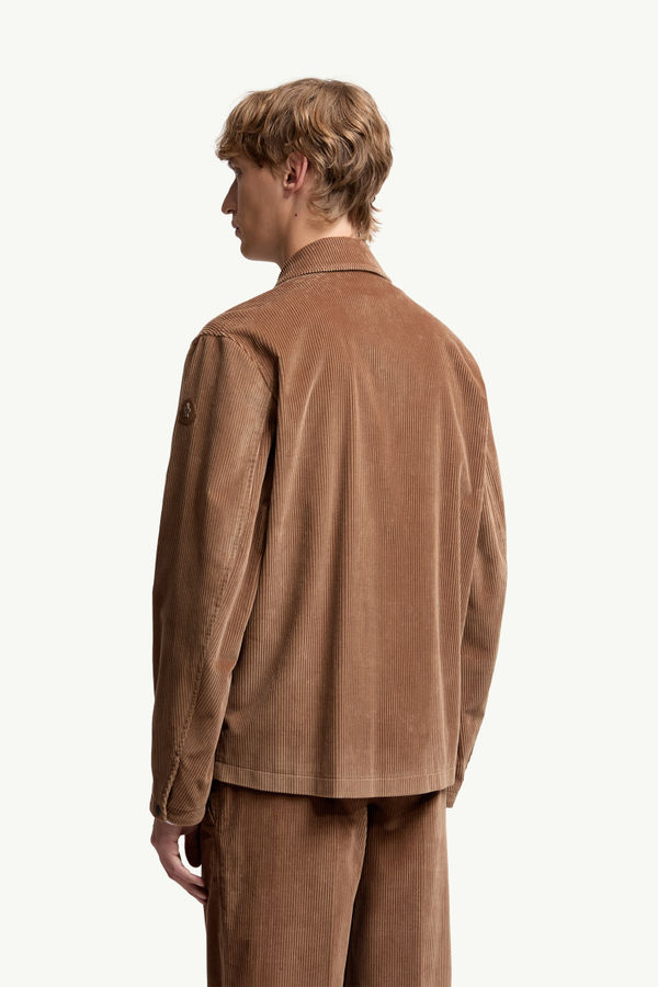 Surchemise en velours côtelé Hommes Marron Moncler 4