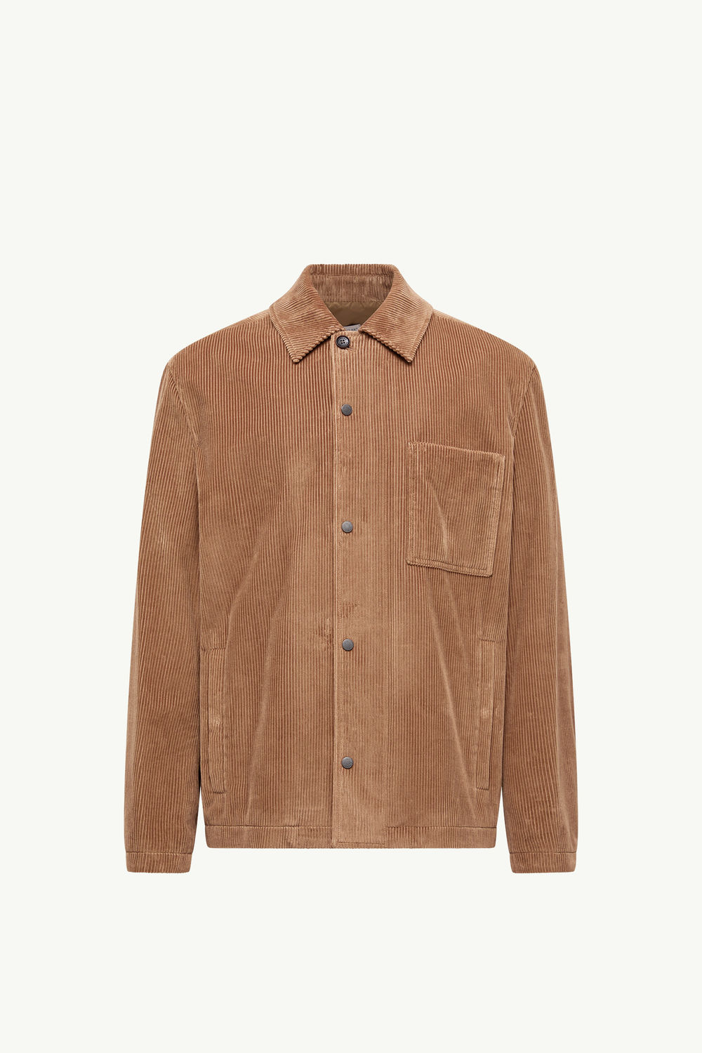 Corduroy Shirt Jacket Men Brown Moncler 2