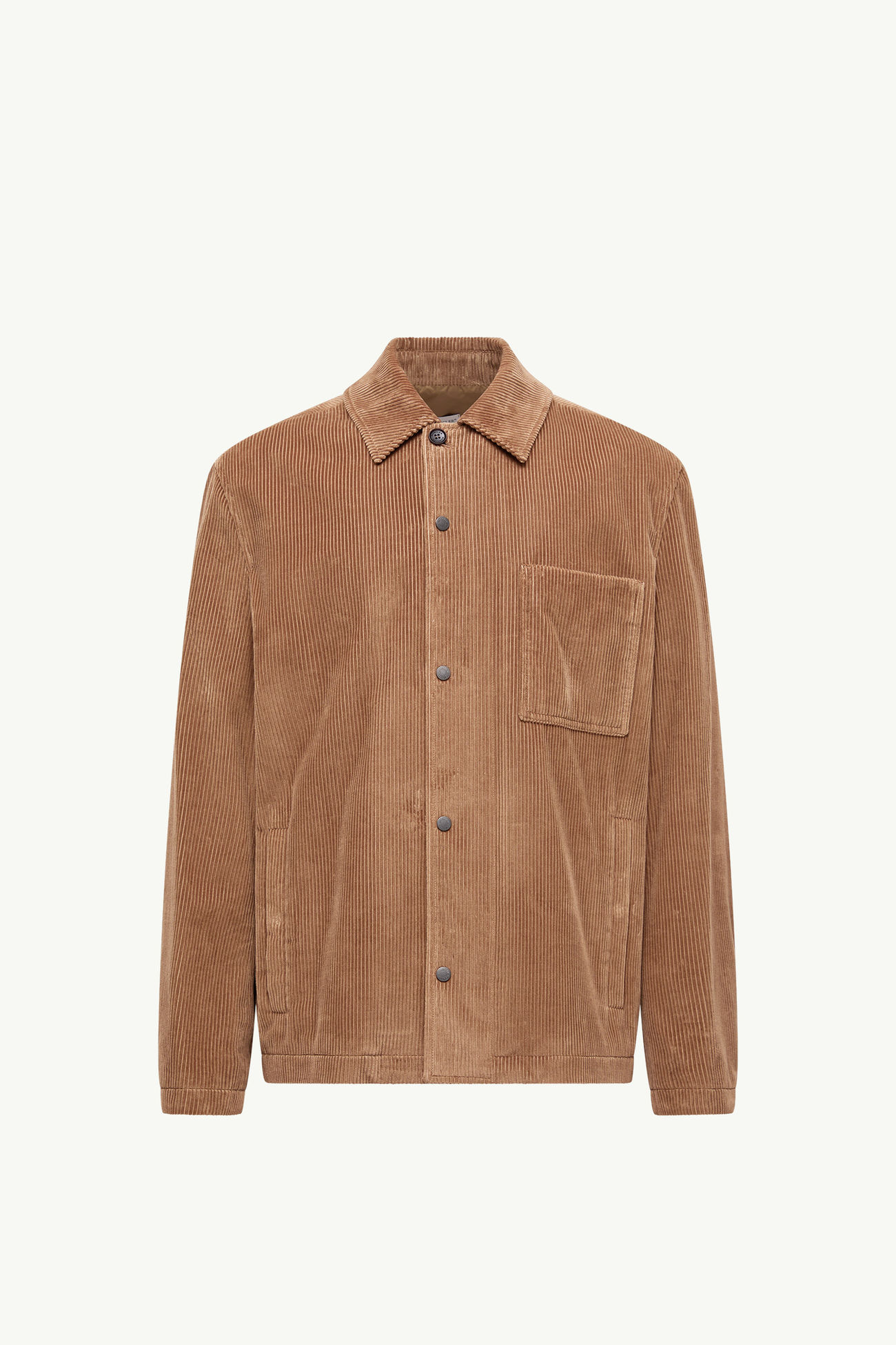 Giacca camicia in velluto a coste Uomo Marrone Moncler 2