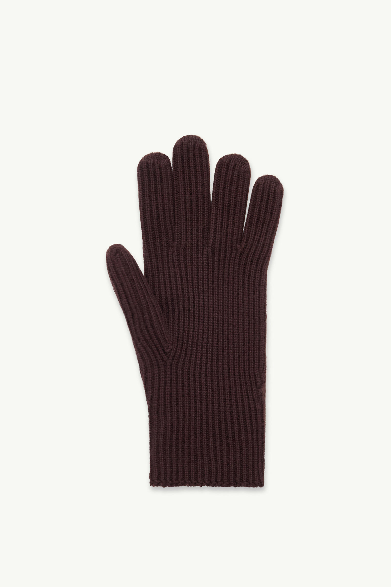 Wool Gloves Gender Neutral Dark Brown Moncler 4