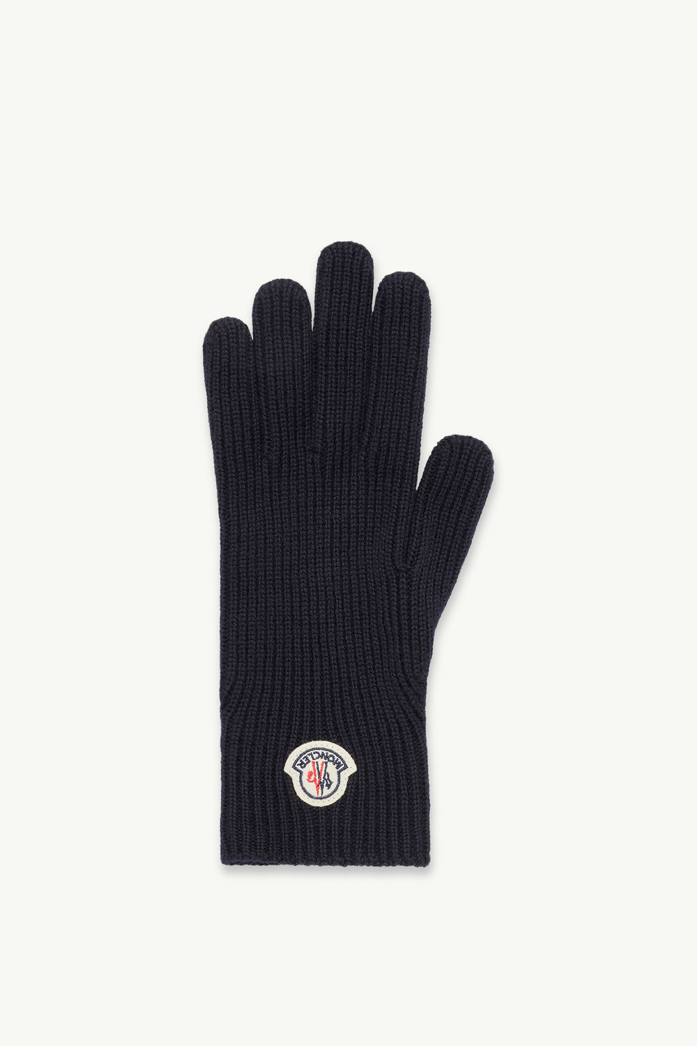 Handschuhe aus Wolle Genderneutral Navyblau Moncler 0