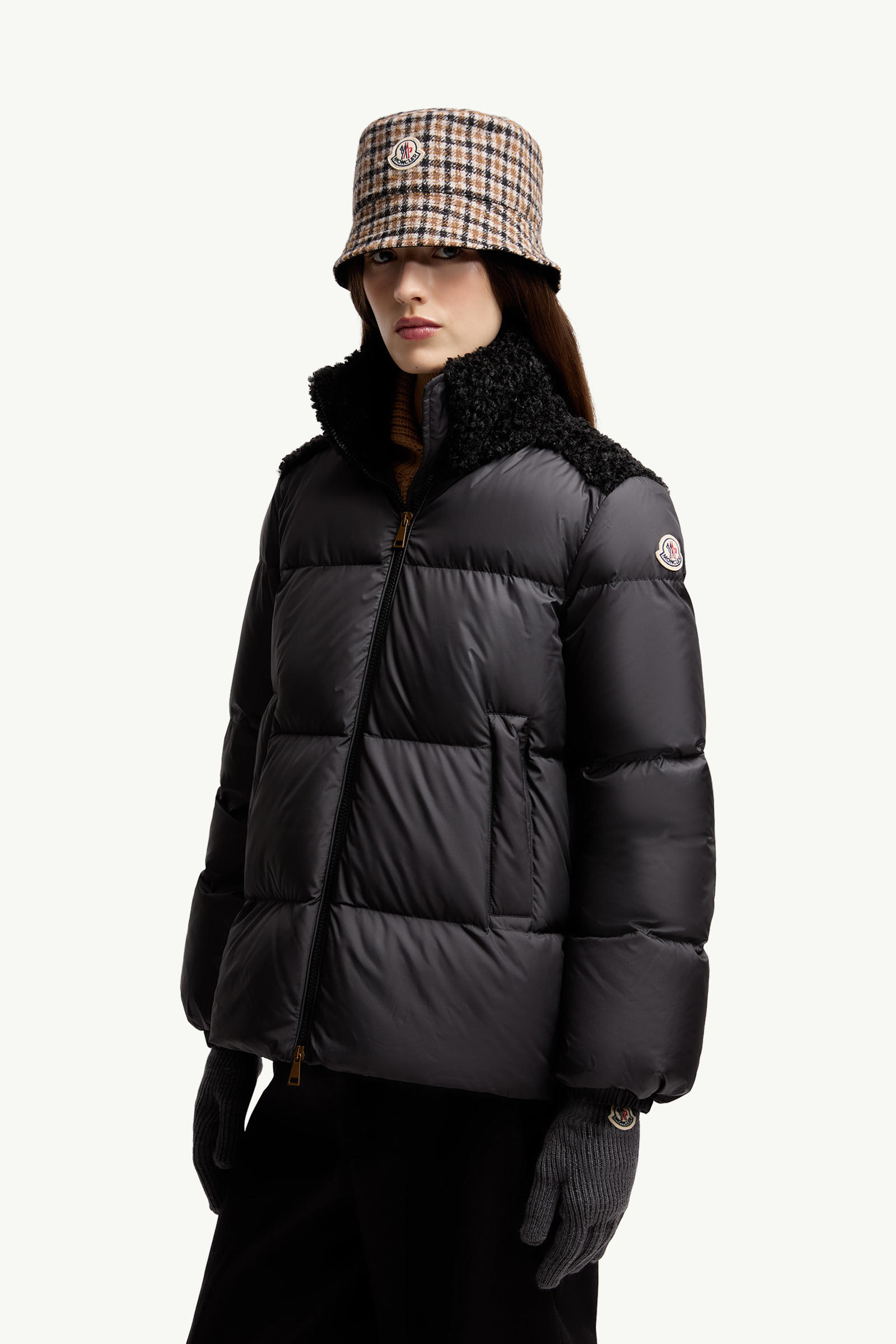 Wool Gloves Gender Neutral Black Moncler 2