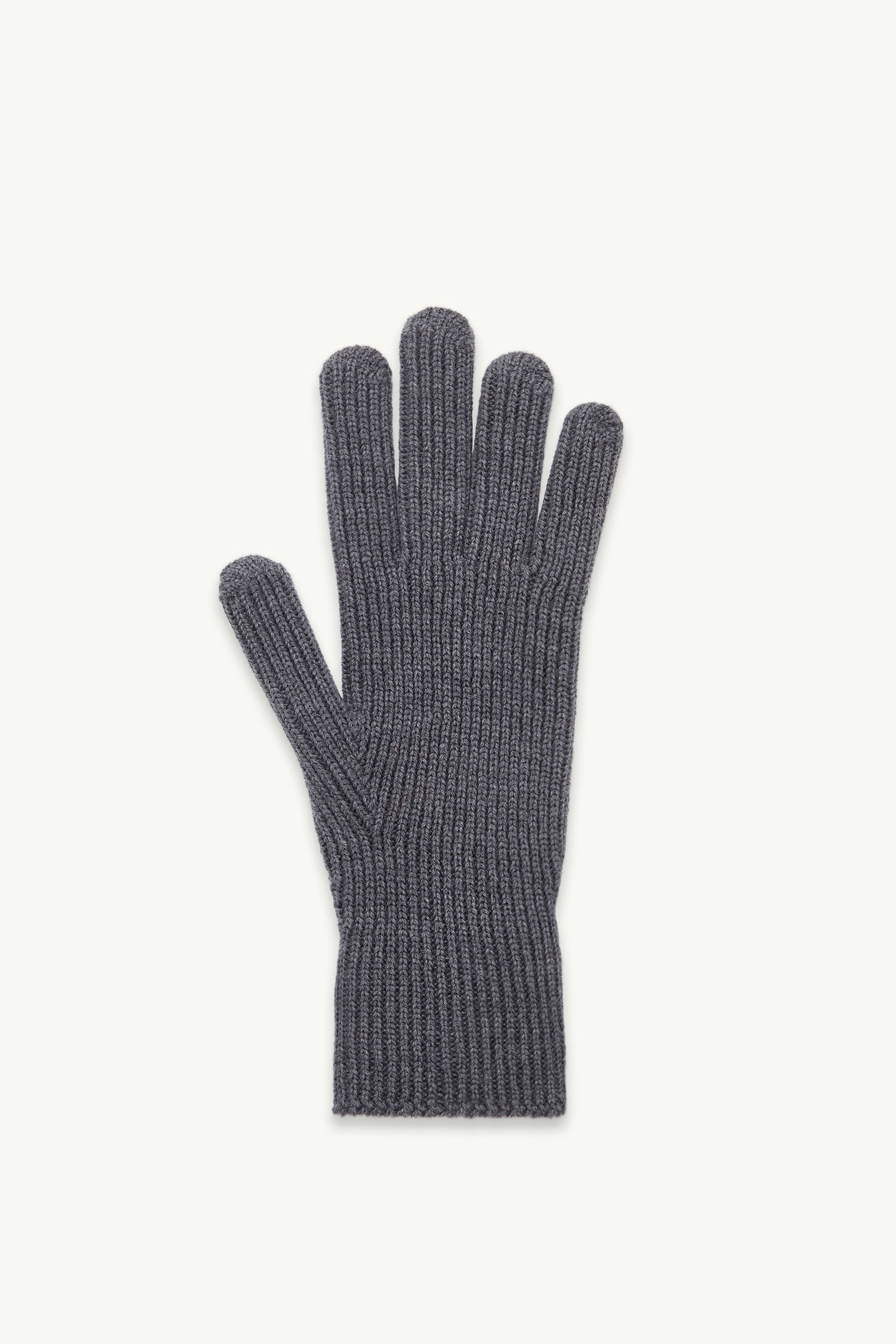 Wool Gloves Gender Neutral Grey Moncler 3
