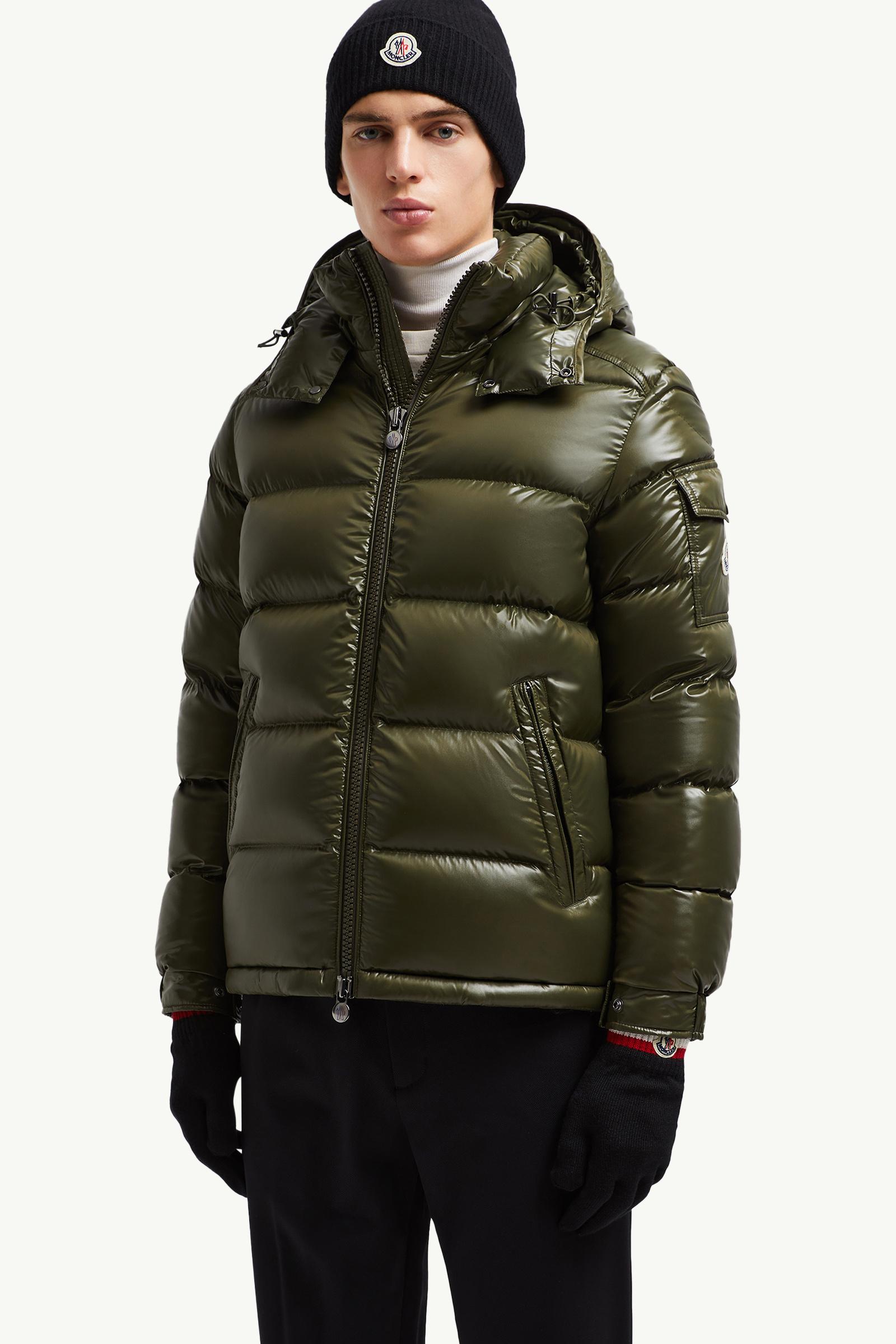 Tricolour Wool Gloves Men Black Moncler 1