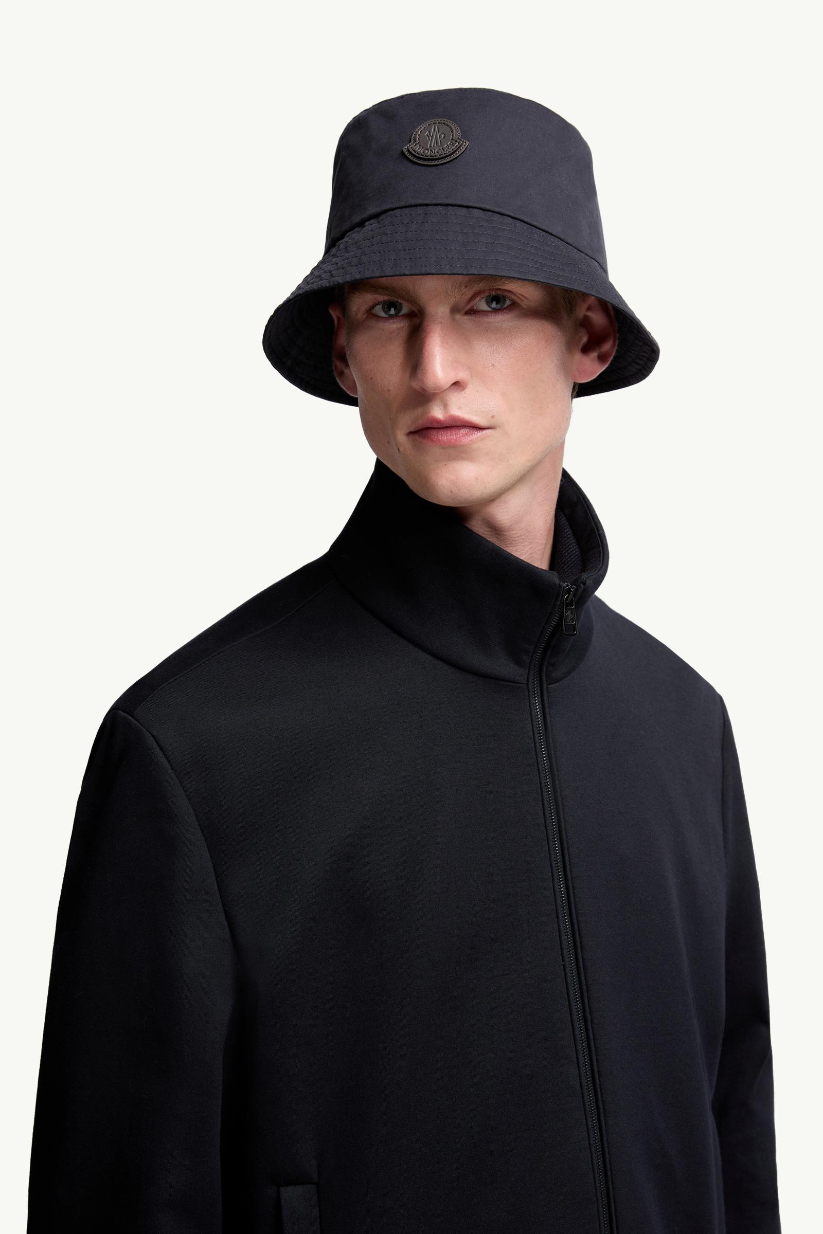 Reversible Bucket Hat Men Navy Blue Moncler 1