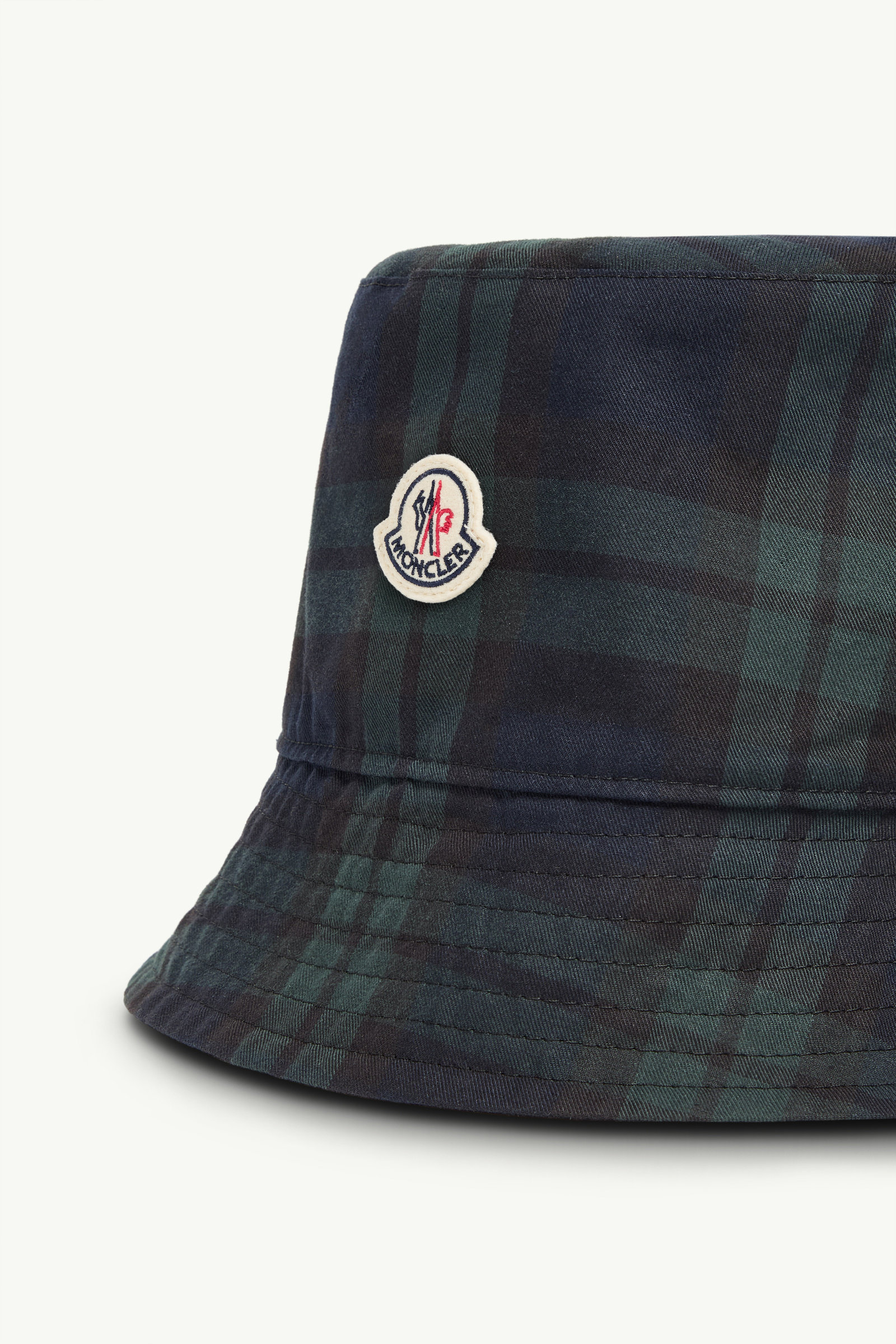 Reversible Bucket Hat Men Blue & Green Moncler 2