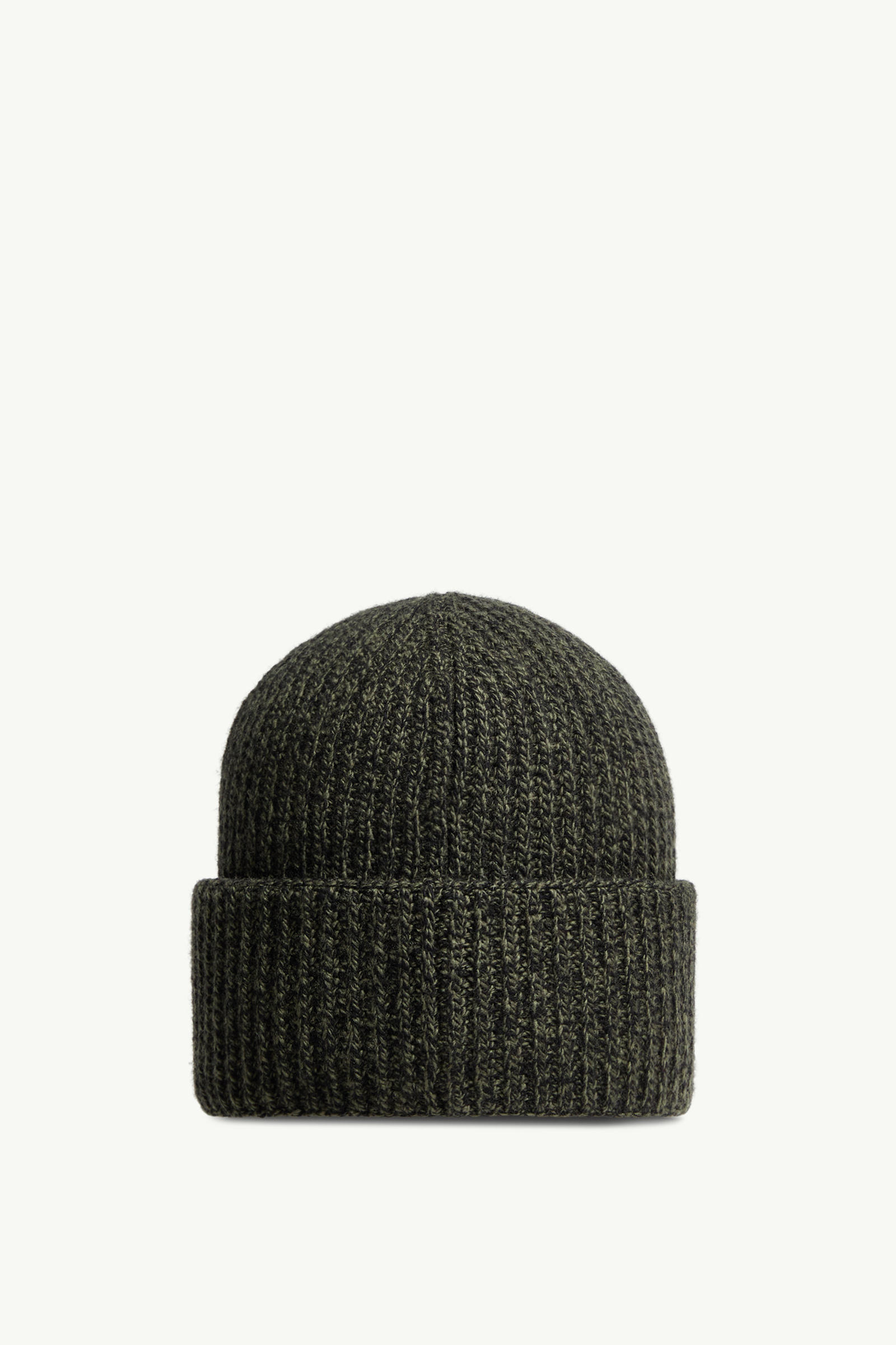 Mütze aus Mouliné-Wolle und Kaschmir Herren Dunkelgrün Moncler 3