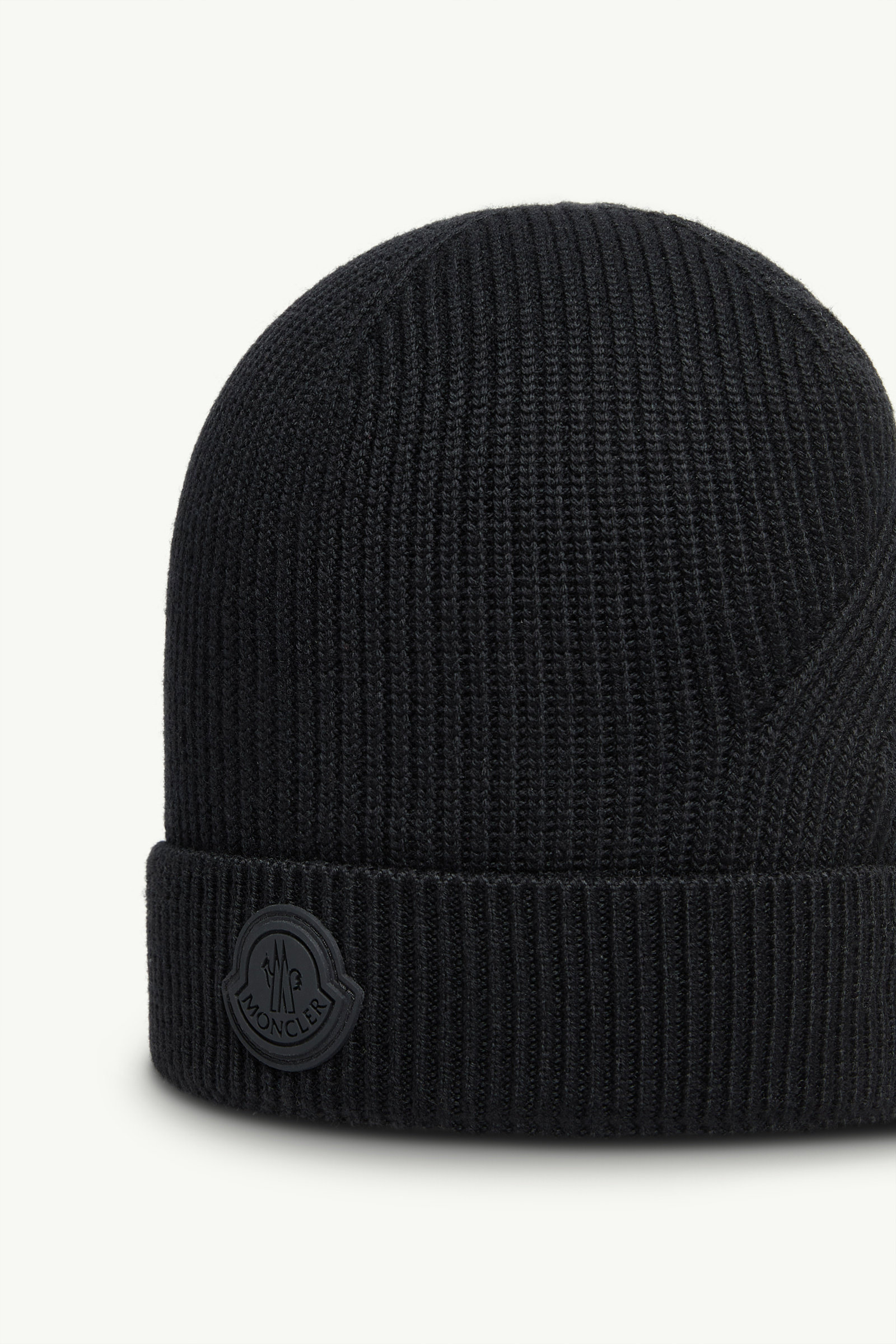 Bonnet en laine Hommes Noir Moncler 2