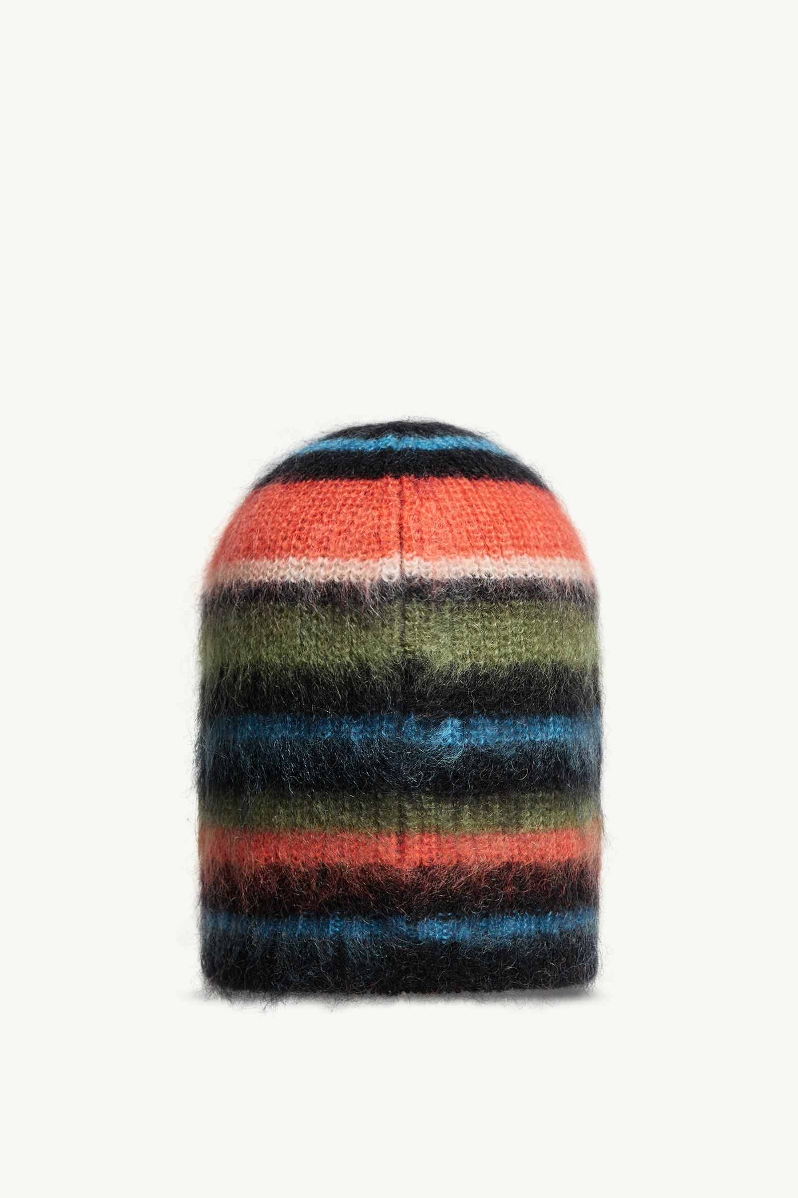 Bonnet en mohair rayé Hommes Multicolore Moncler 3