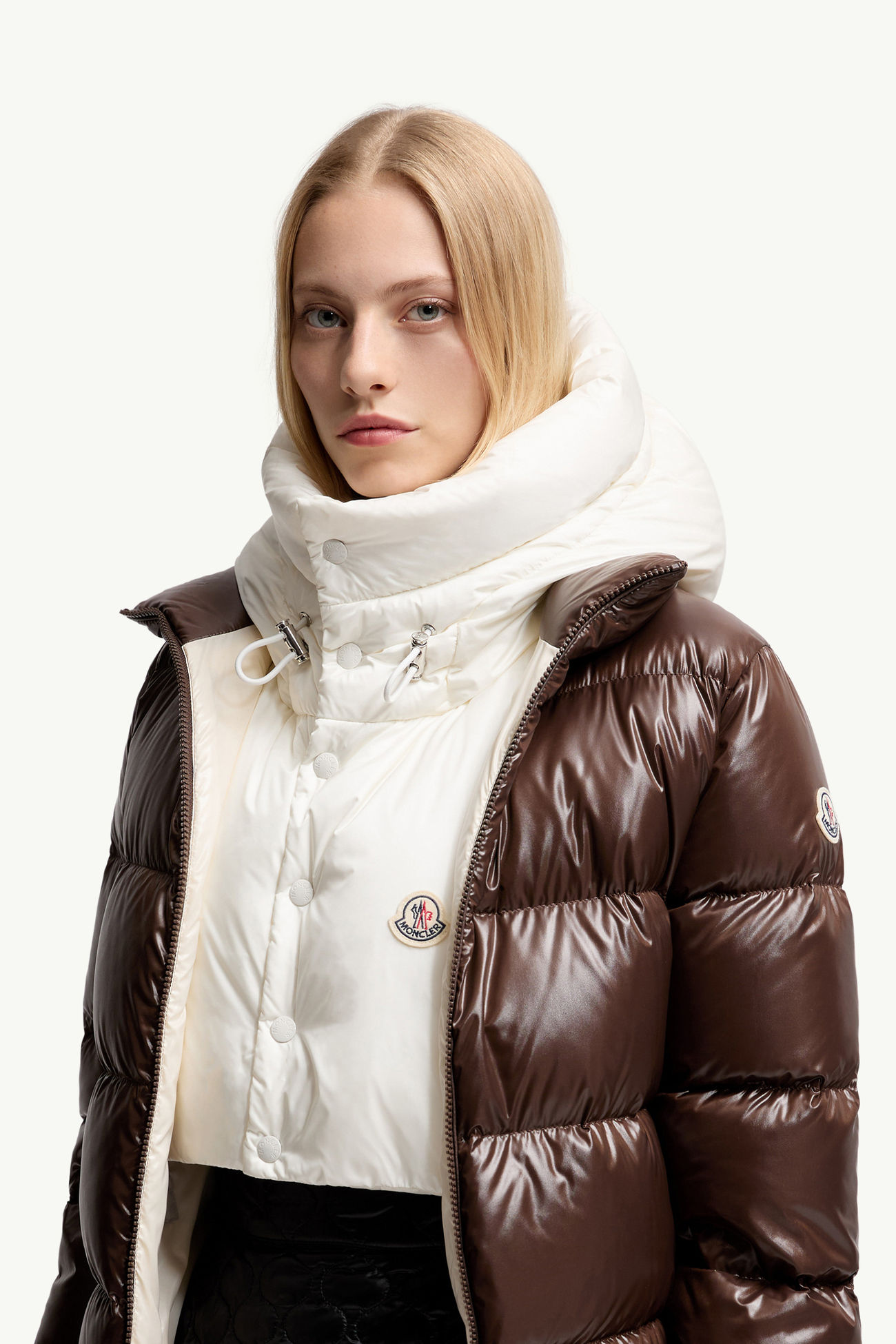 다운 패딩 후드 젠더 뉴트럴 화이트 Moncler 2
