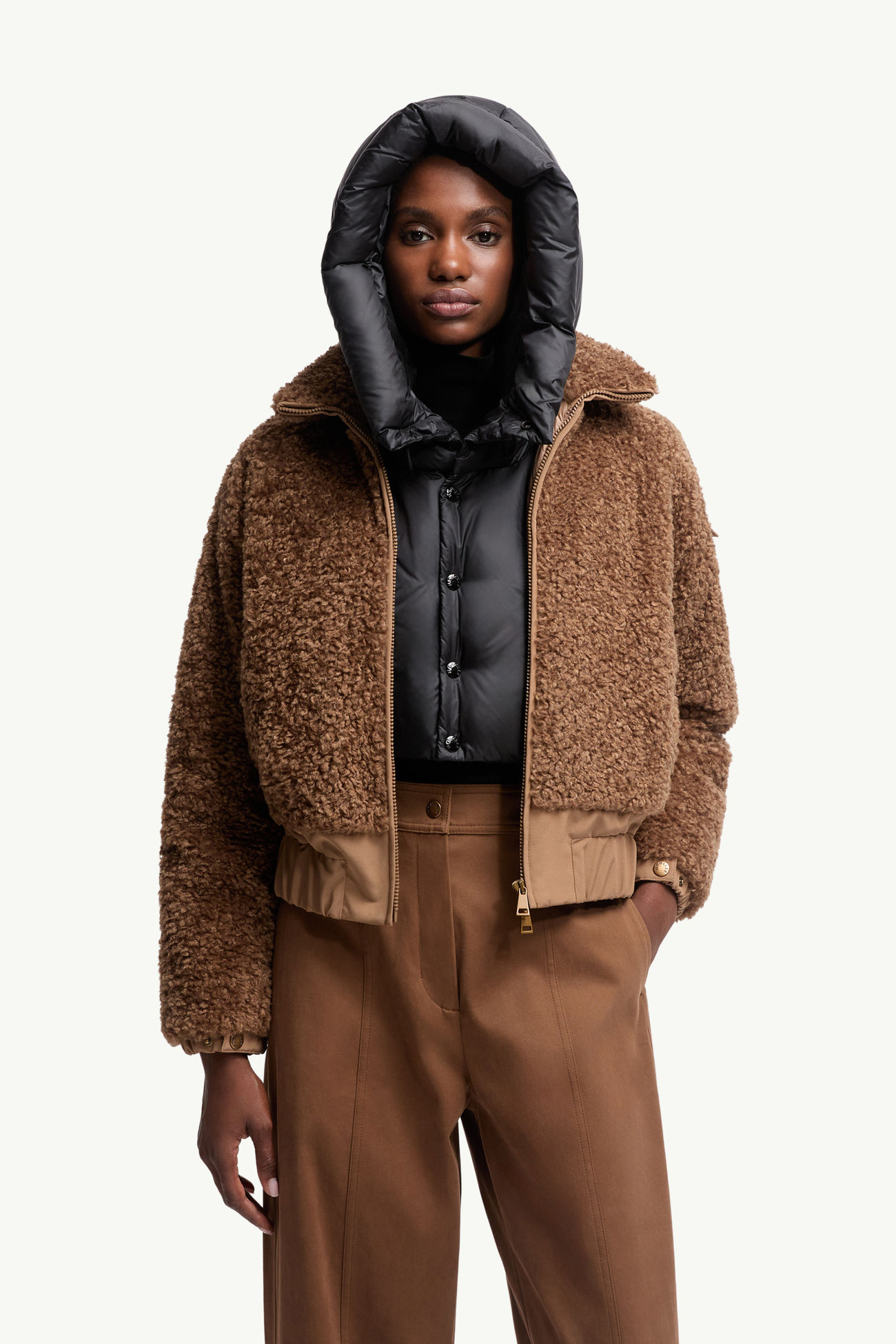 Cappuccio imbottito Gender Neutral Nero Moncler 2