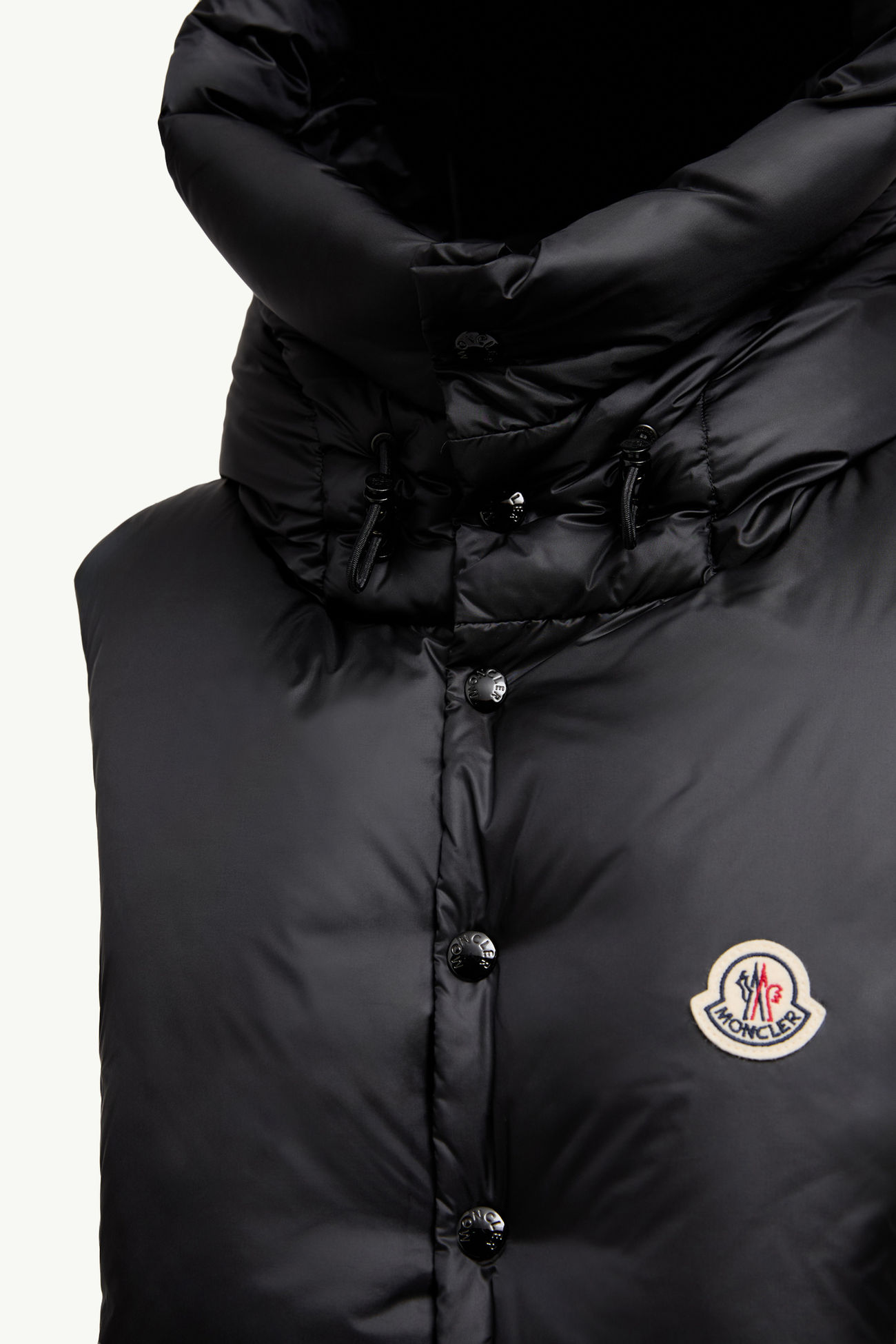 Cappuccio imbottito Gender Neutral Nero Moncler 4