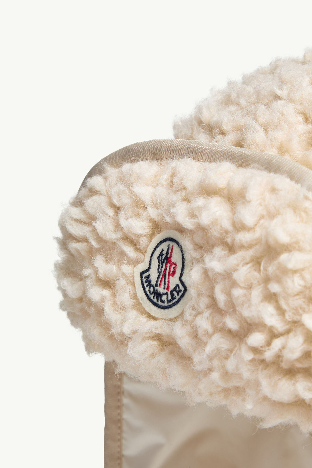 Reversible Teddy Hat Men White Ivory Moncler 2