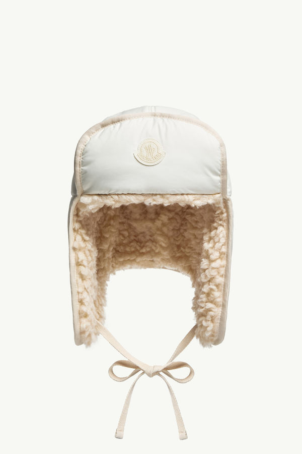 Reversible Teddy Hat Men White Ivory Moncler 4