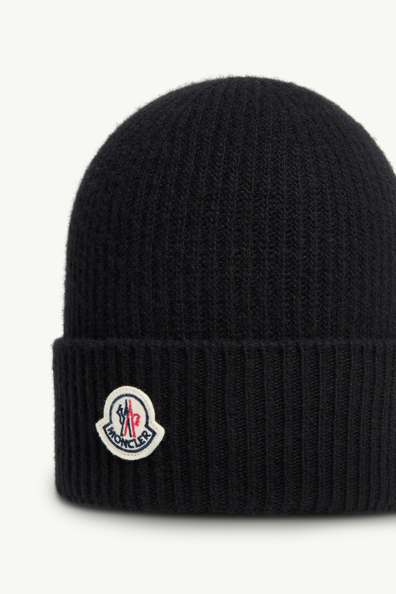 Wool & Cashmere Beanie Men Black Moncler 2