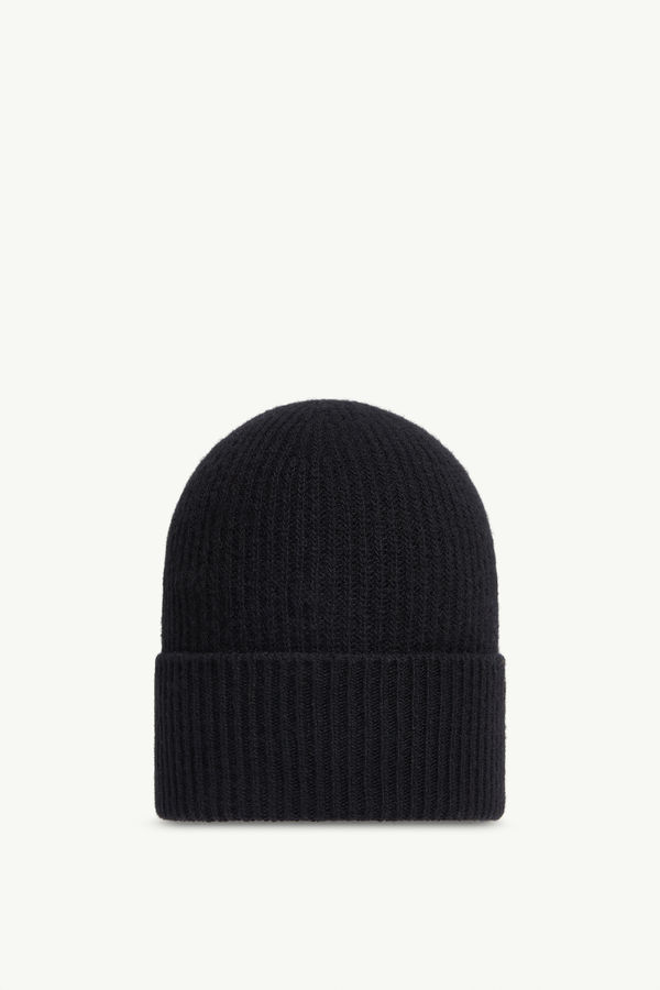Bonnet en laine et cachemire Hommes Noir Moncler 3