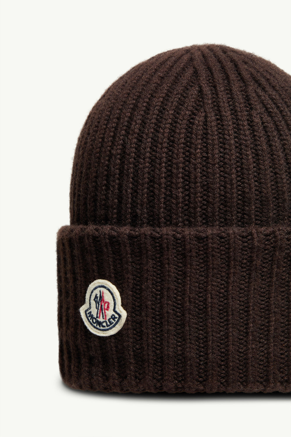 羊毛羊絨冷帽 男士 深啡色 Moncler 3