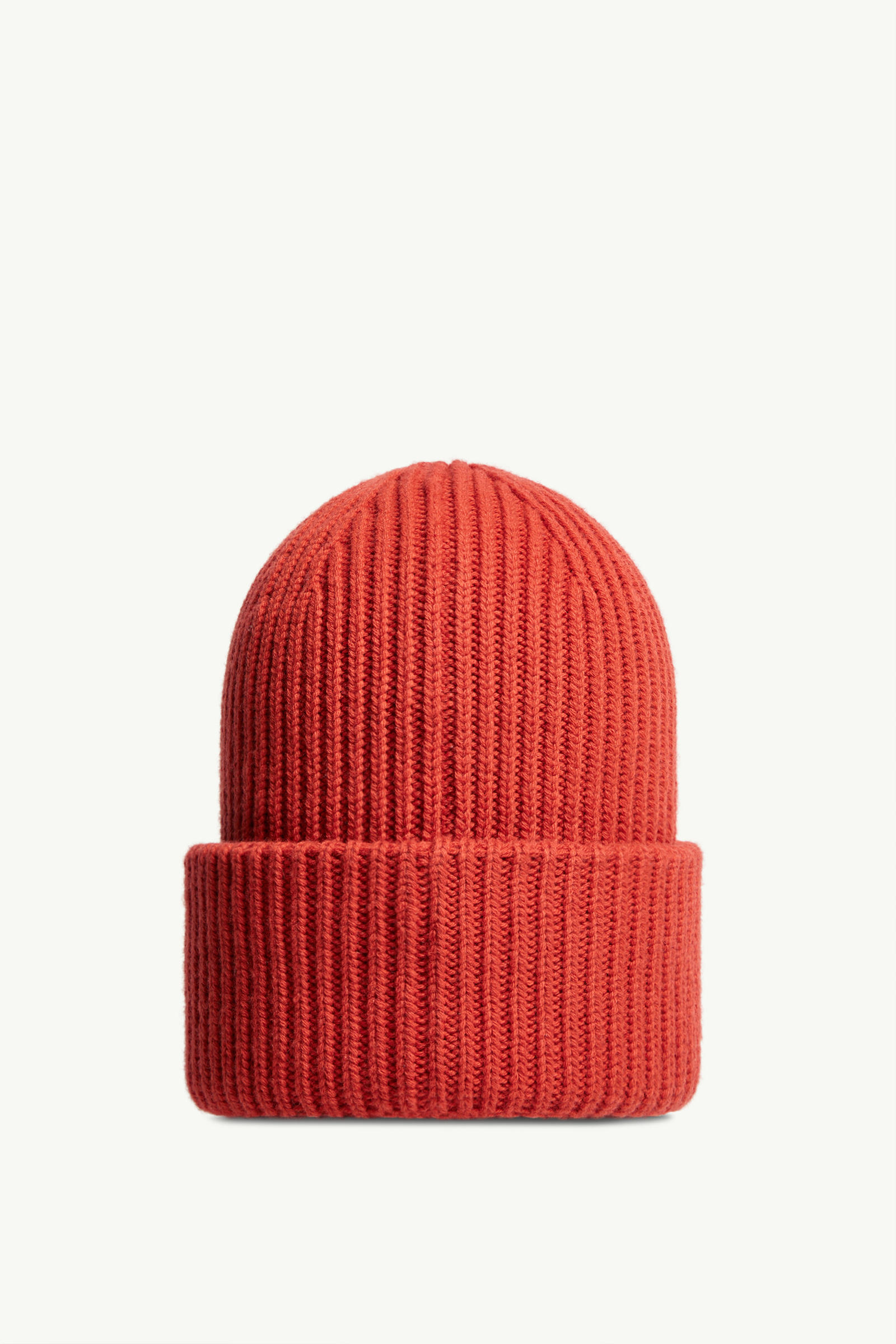 Wool & Cashmere Beanie Gender Neutral Orange Moncler 4
