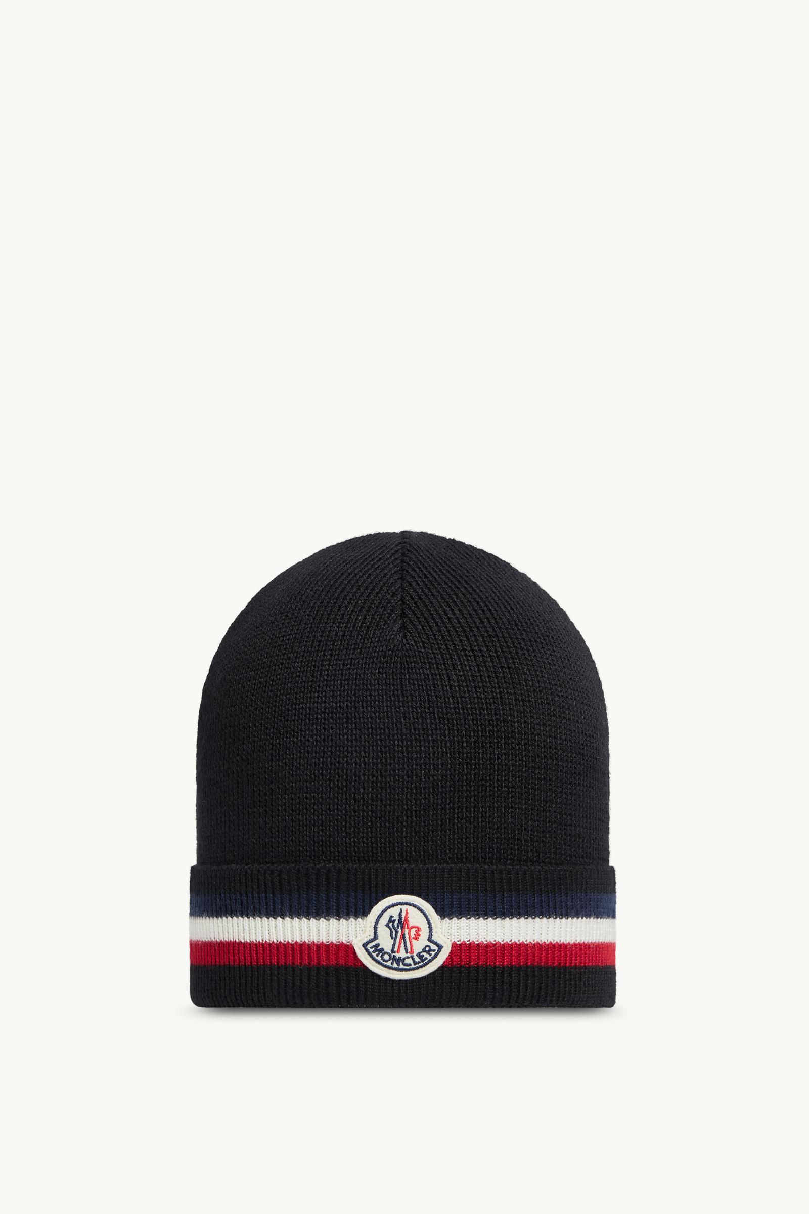 MONCLER ニット帽 beanie Moncler Berretto Hat Deep Blue F70