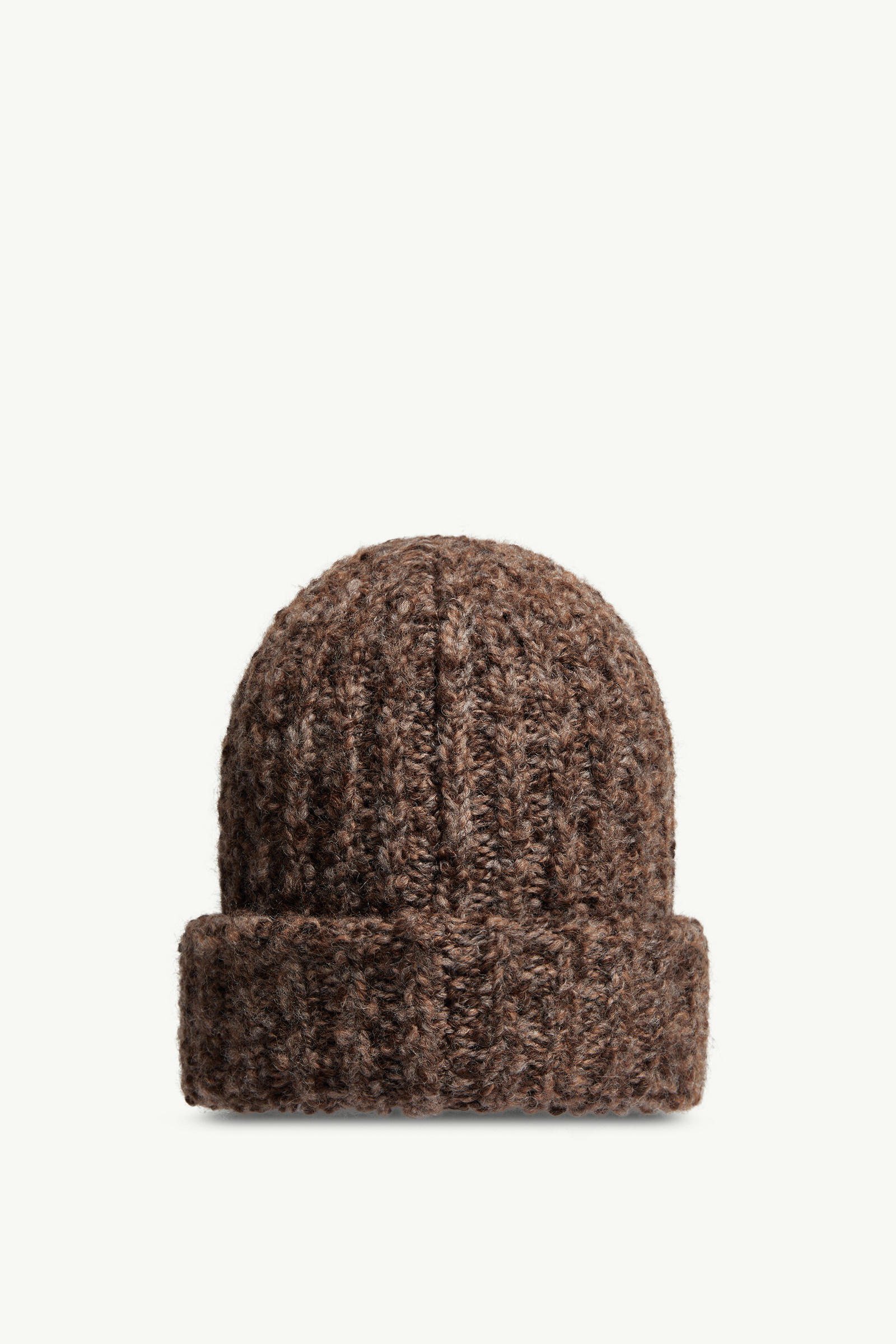 Bonnet en mélange de laine et d’alpaga Hommes Marron Moncler 3