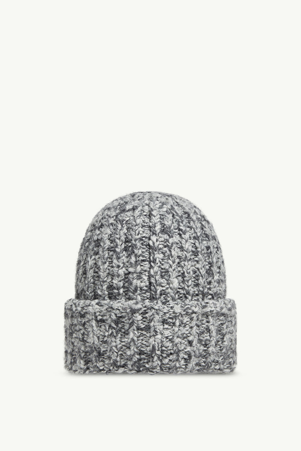 Wool & Alpaca Blend Beanie Men Gray Moncler 3