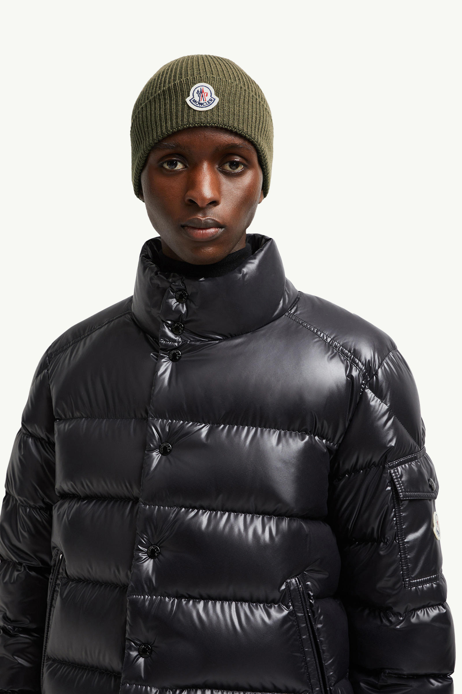 Gorro de lana Hombre Verde Oliva Moncler 1