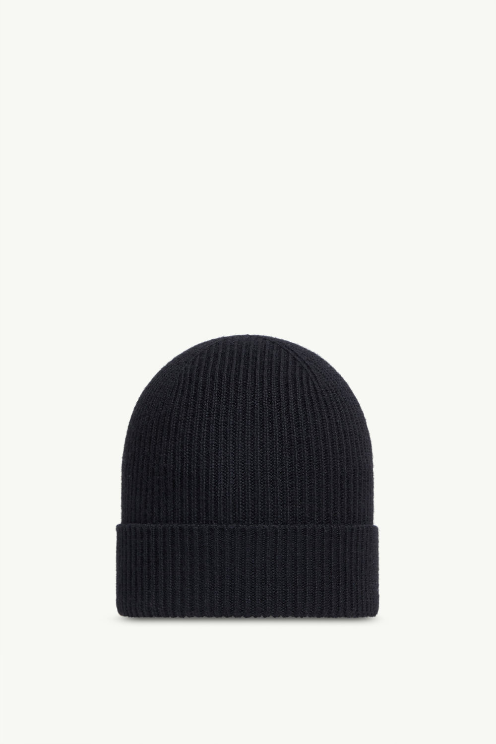 Wool Beanie Gender Neutral Black Moncler 3