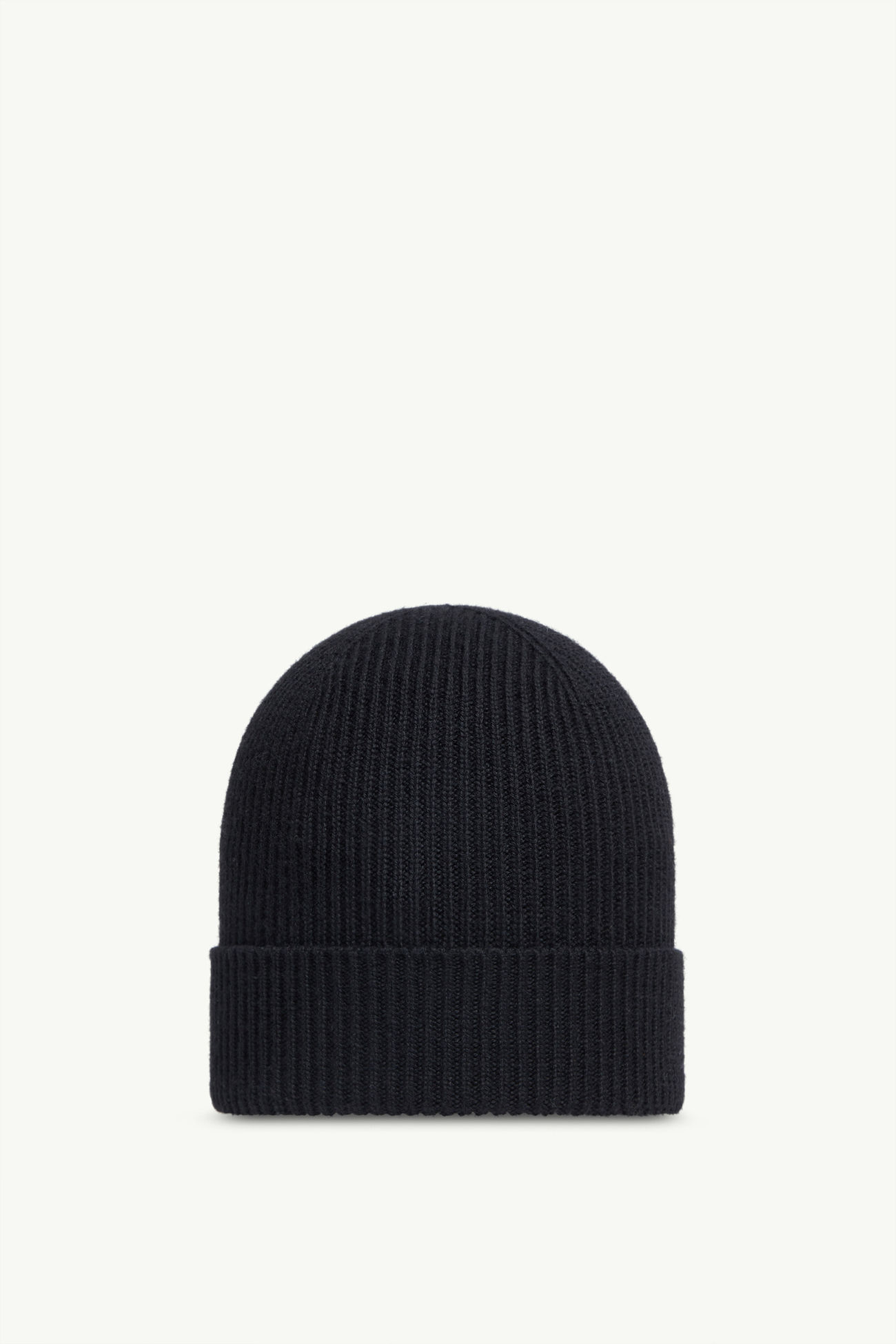 Wool Beanie Gender Neutral Black Moncler 3