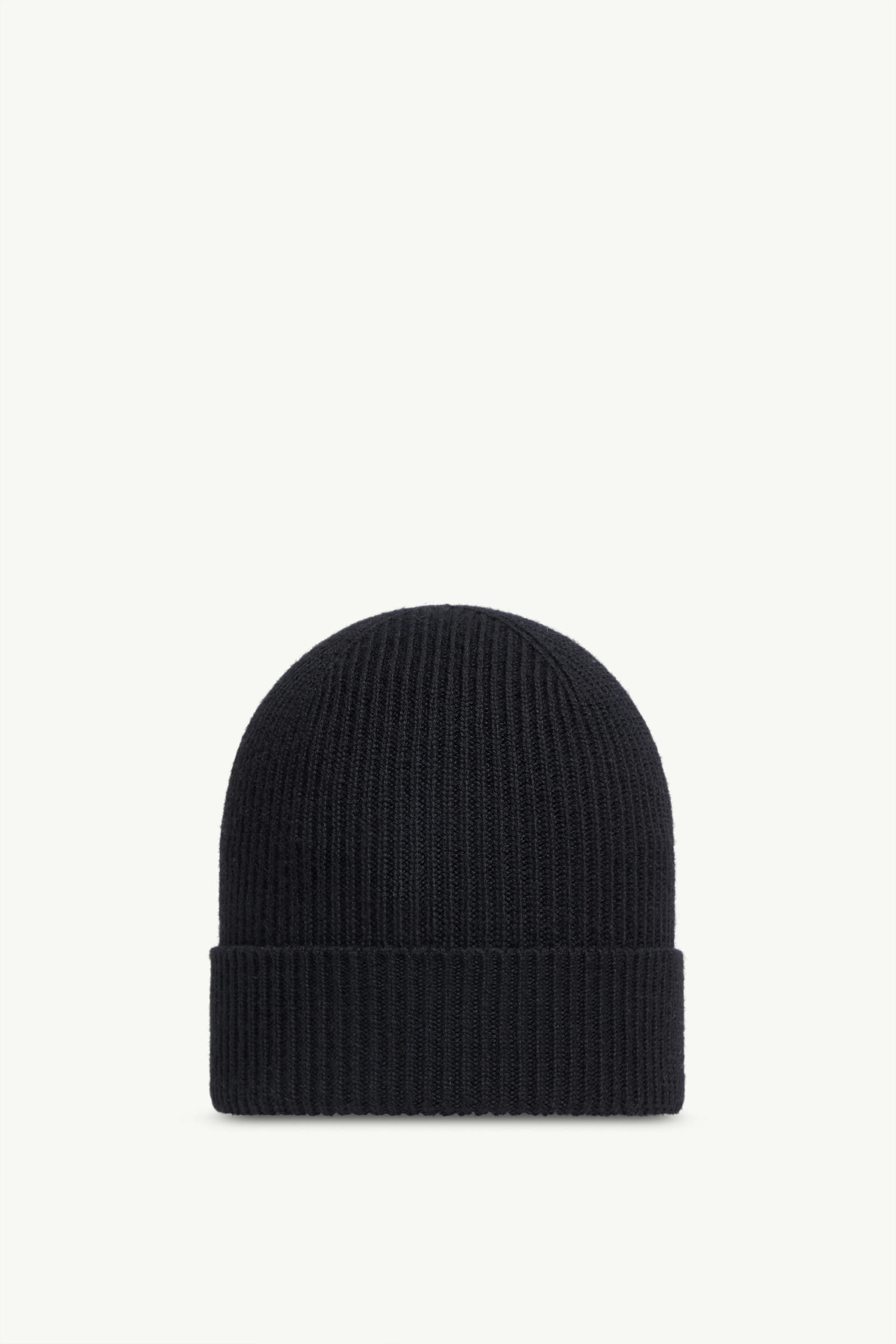 Wool Beanie Gender Neutral Black Moncler 3