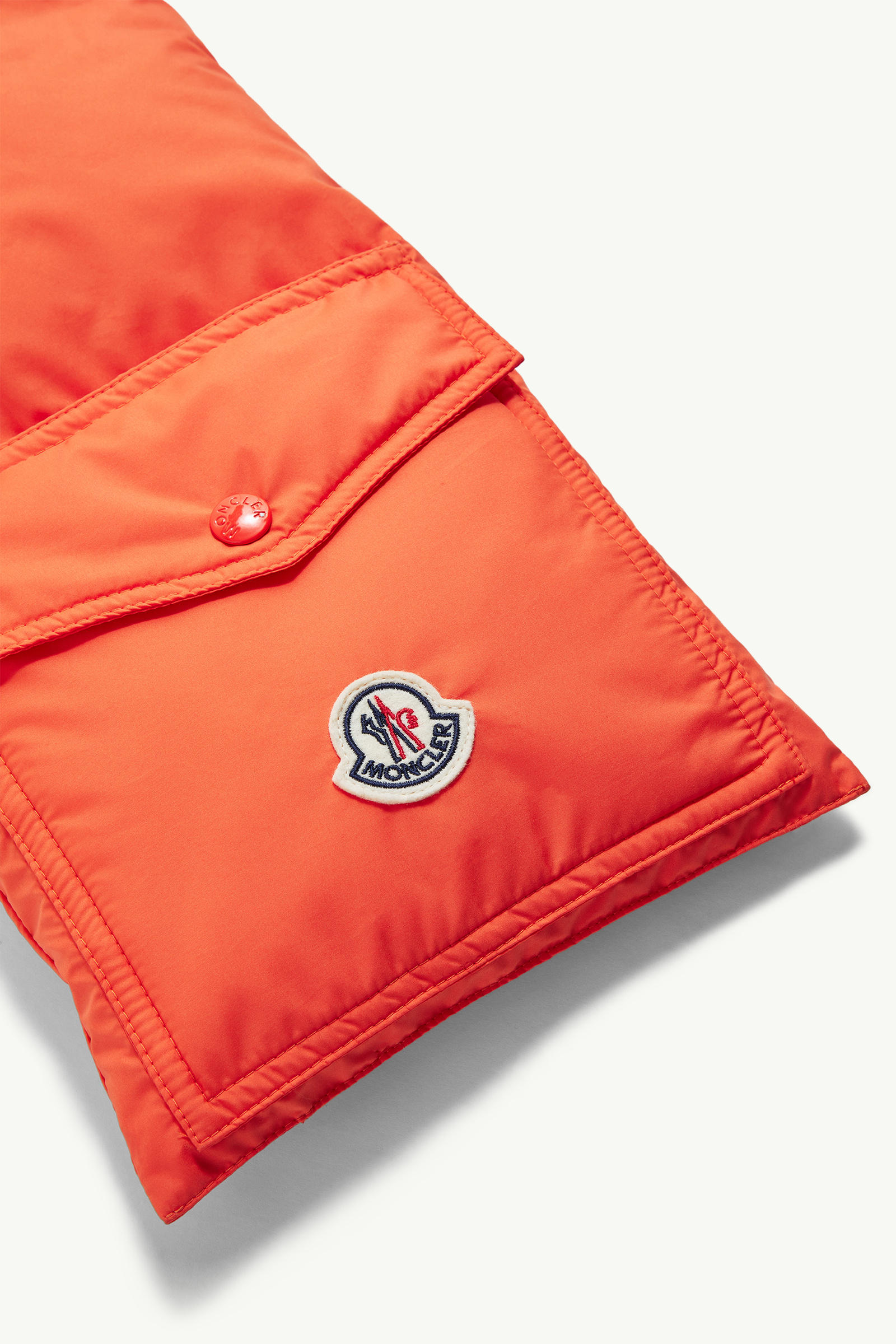 Down Packable Scarf Gender Neutral Orange Moncler 2