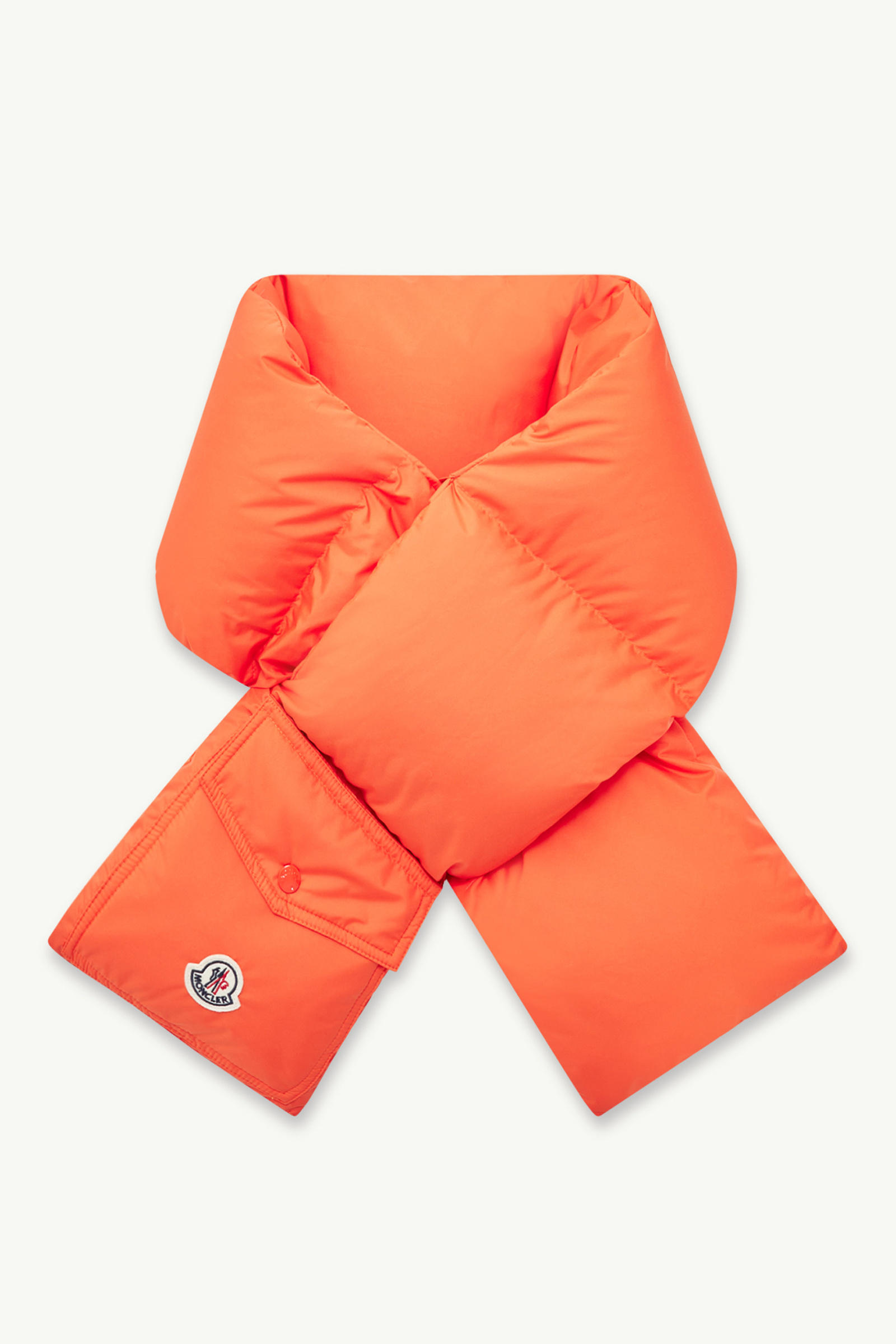 Down Packable Scarf Gender Neutral Orange Moncler 0