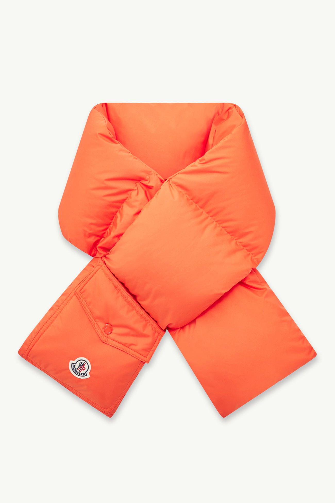Verstaubarer Daunenschal Genderneutral Orange Moncler 0
