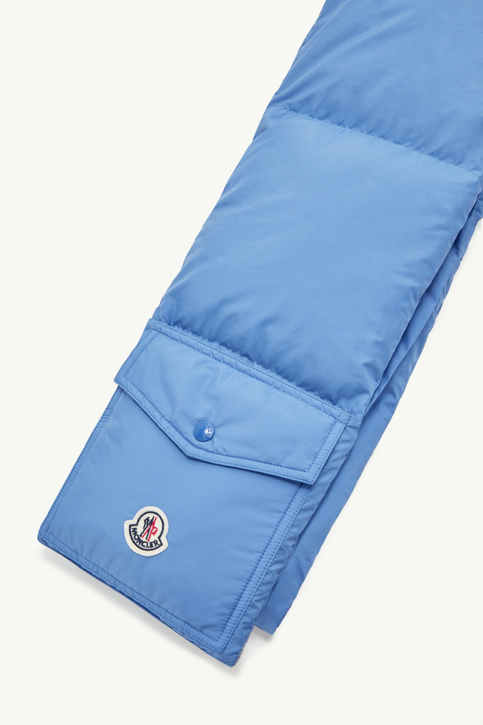 Down Packable Scarf Gender Neutral Electric Blue Moncler 3