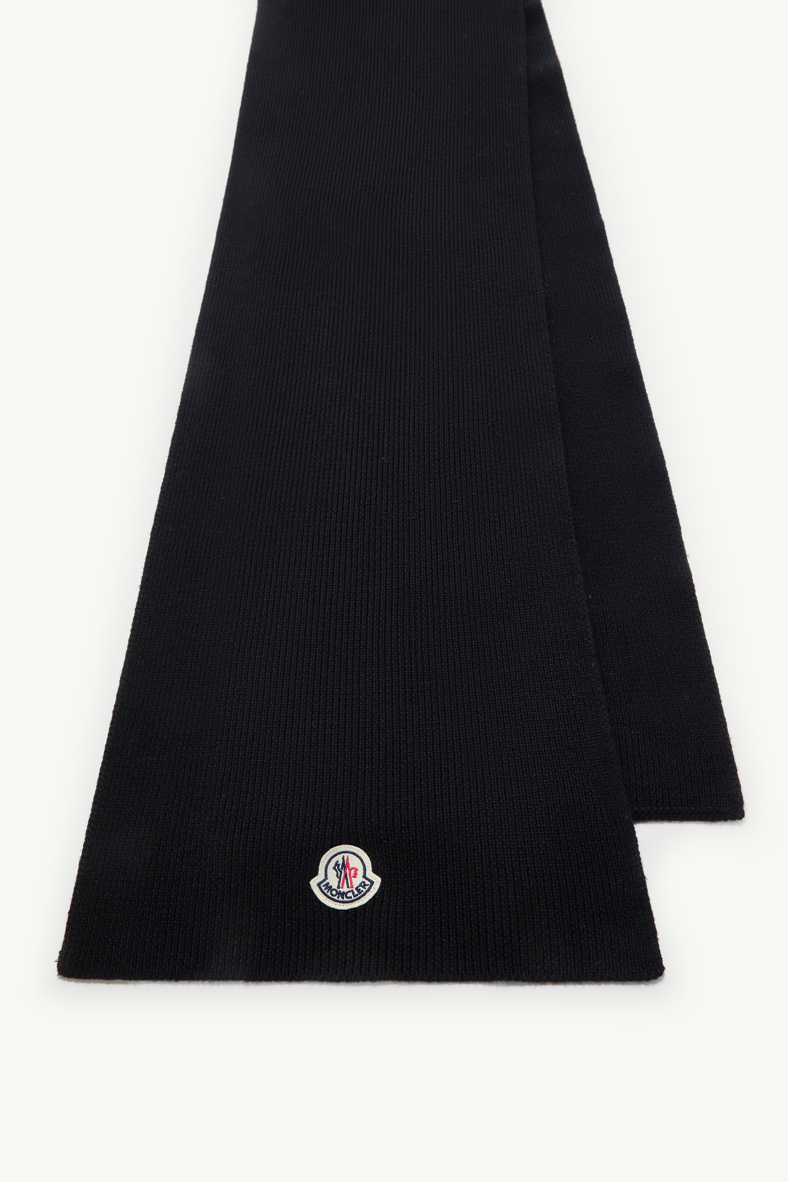 Wool Scarf Men Black Moncler 2