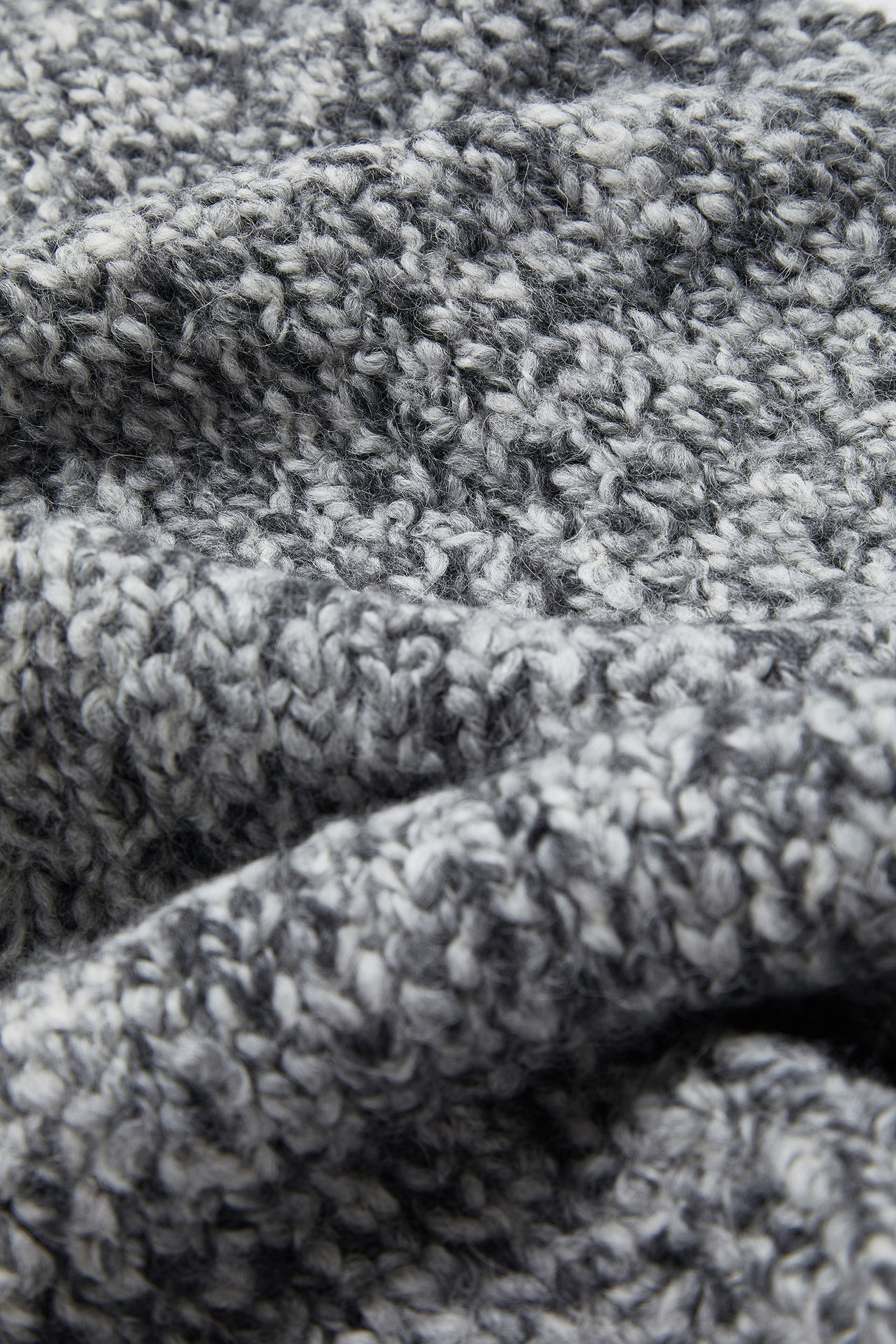 Wool & Alpaca Blend Scarf Men Grey Moncler 3