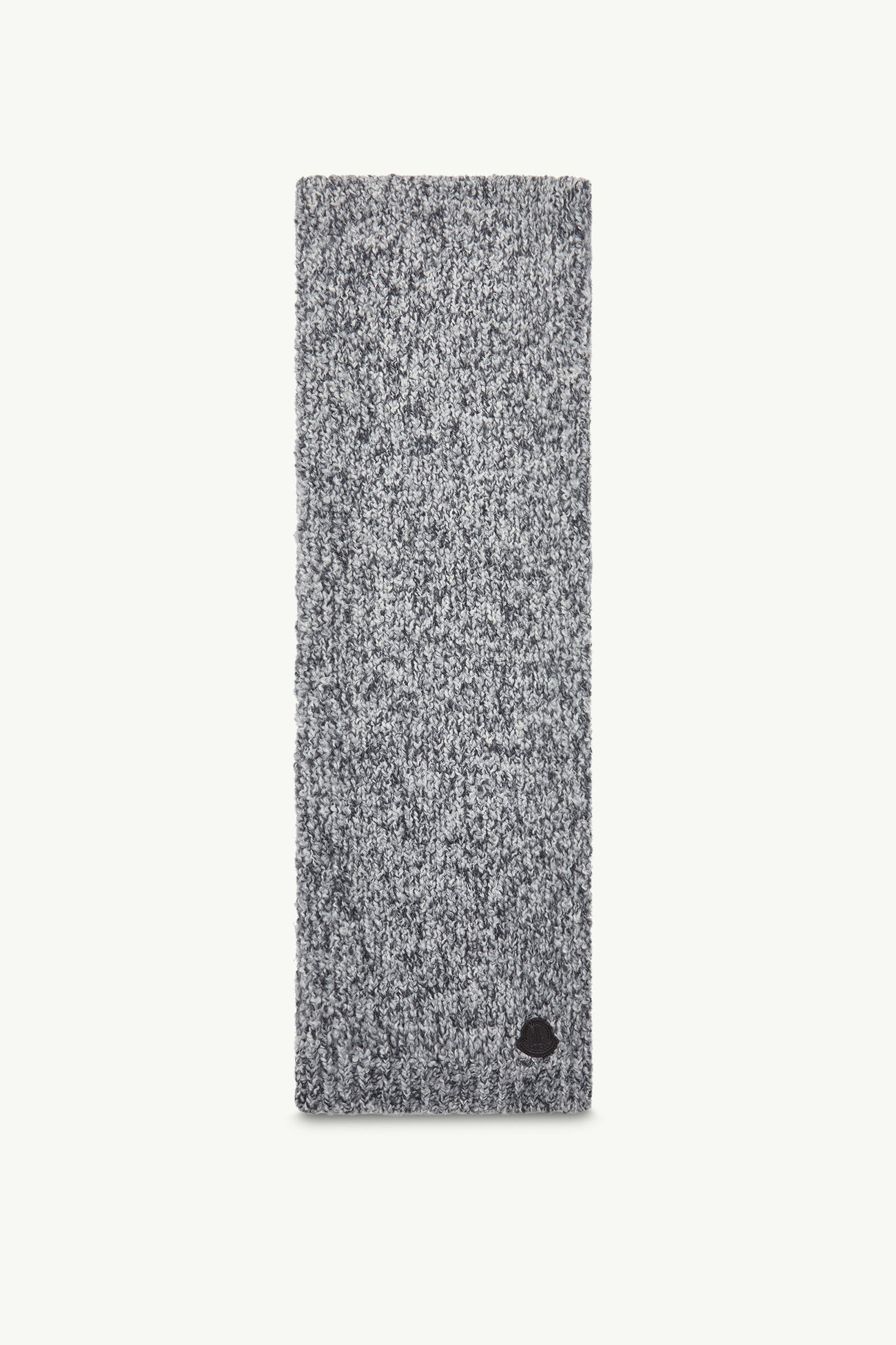 Bufanda de mezcla de lana y alpaca Hombre Gris Moncler 0