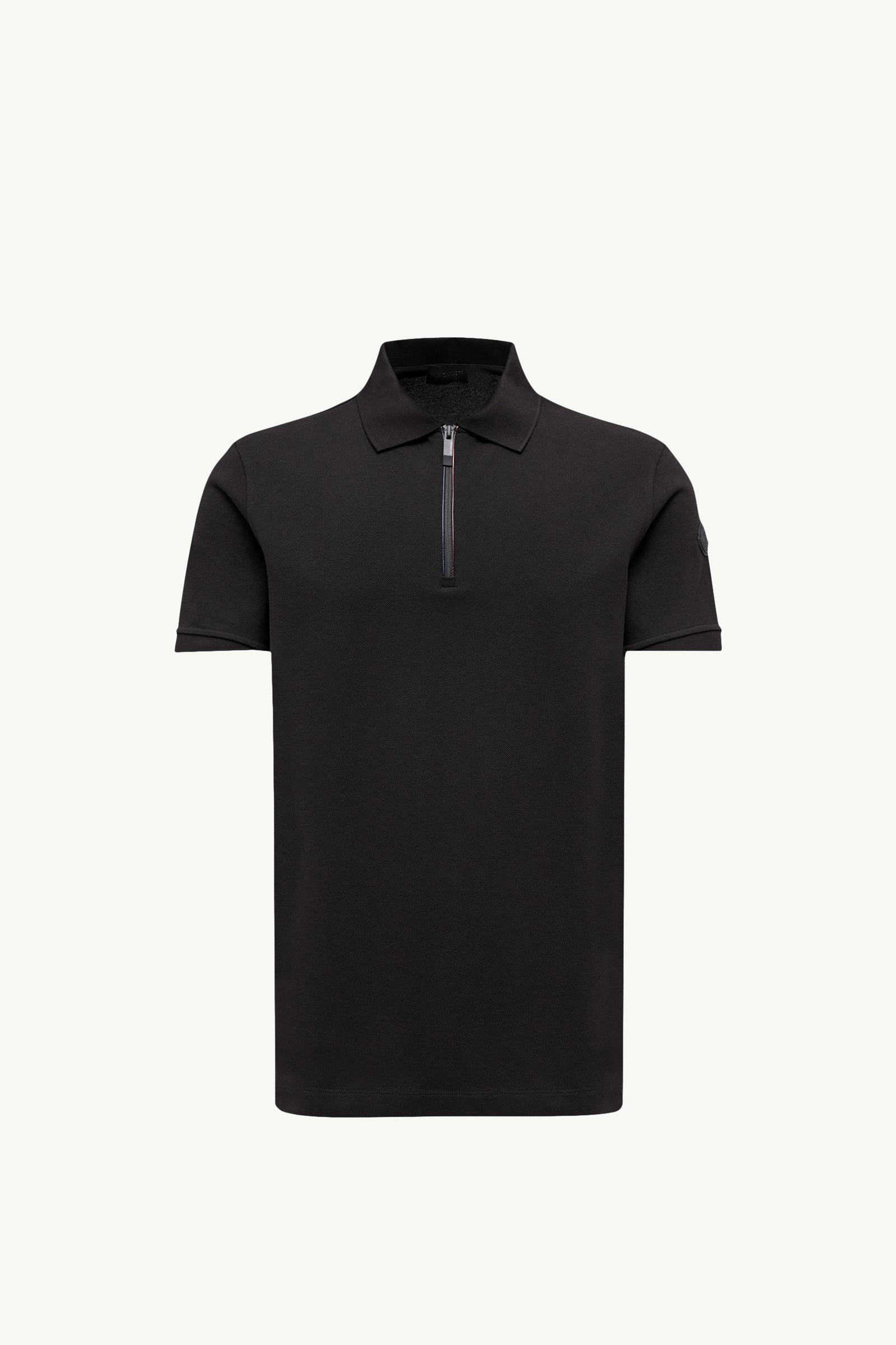 Polo de piqué de algodón con parche con logotipo_findInBoutique_image