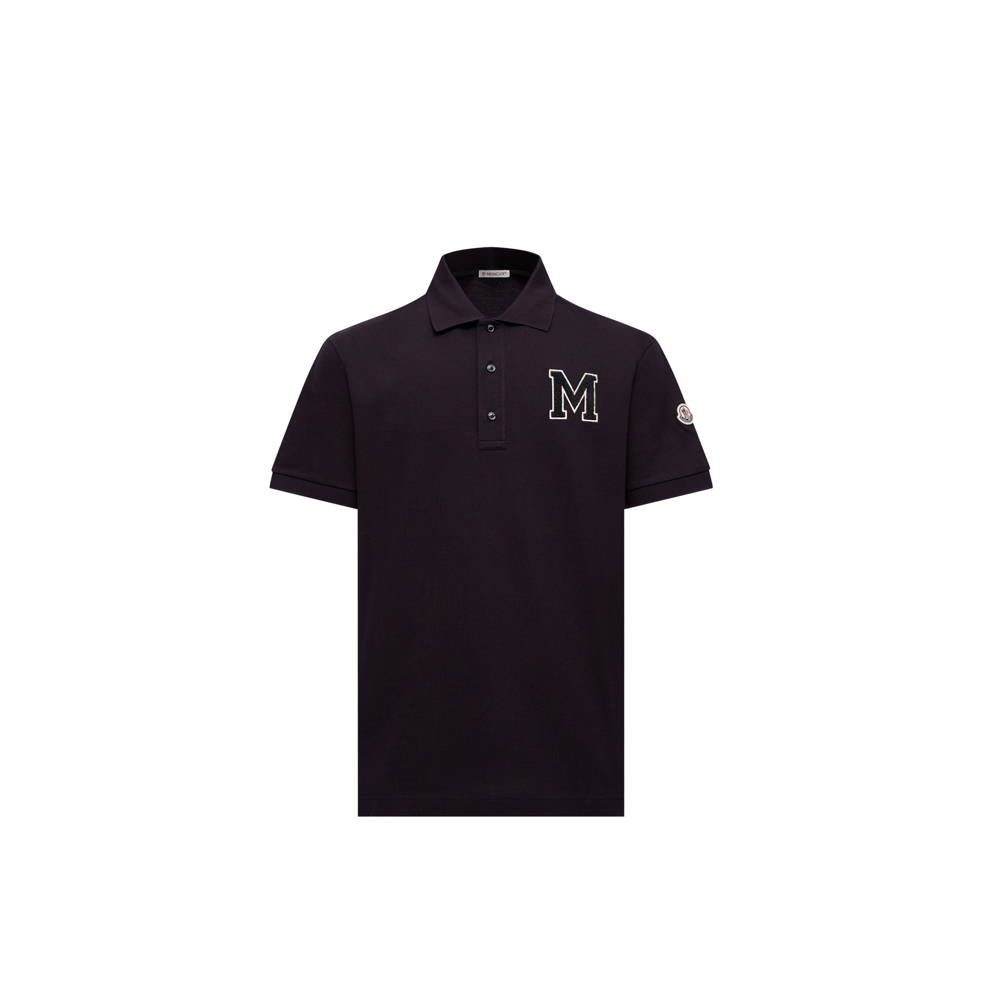 Moncler Collection - Men's Polo Shirt - Cotton Piquet - Blue - M