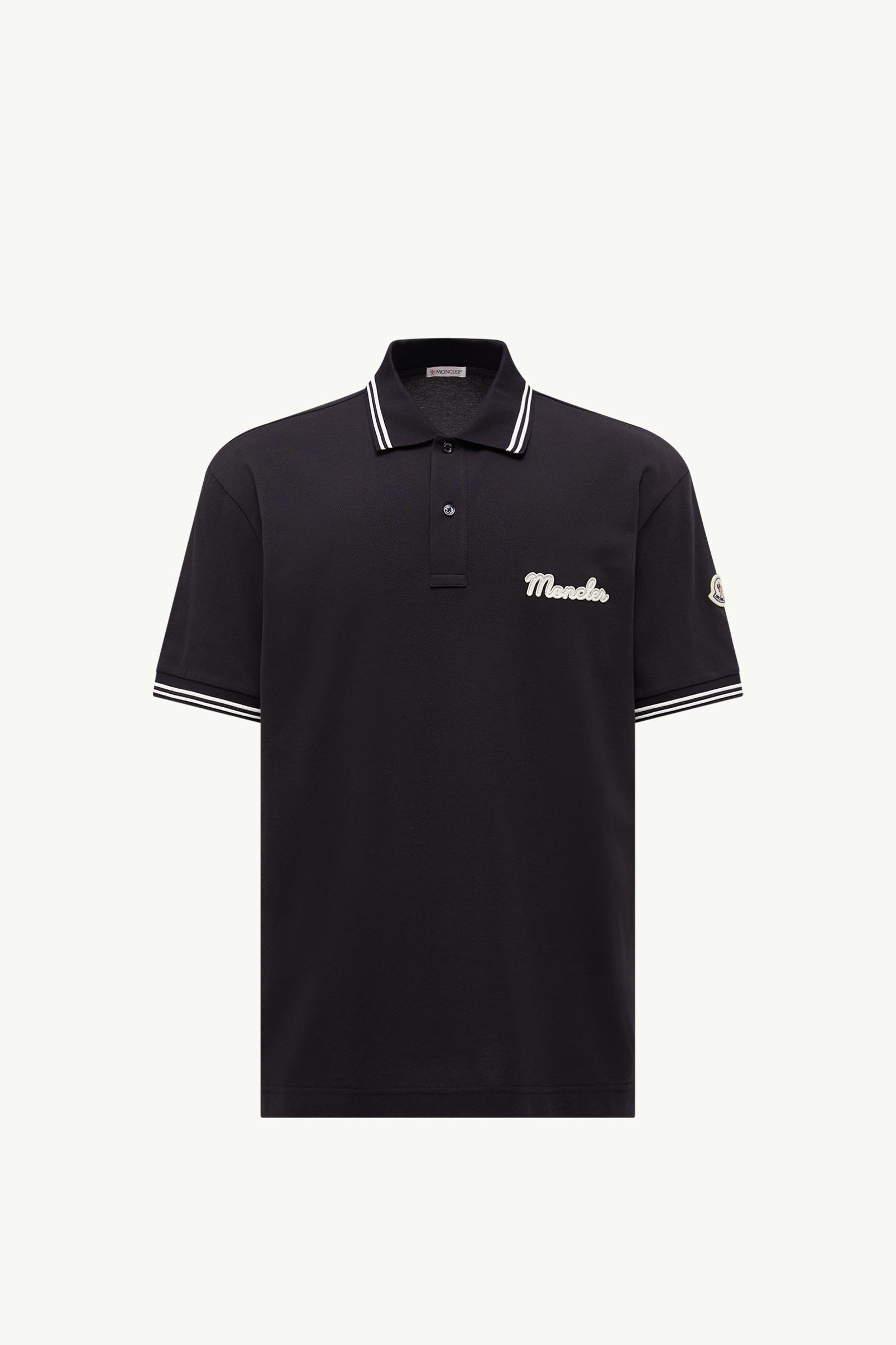 Embroidered Logo Cotton Piquet Polo Shirt_findInBoutique_image