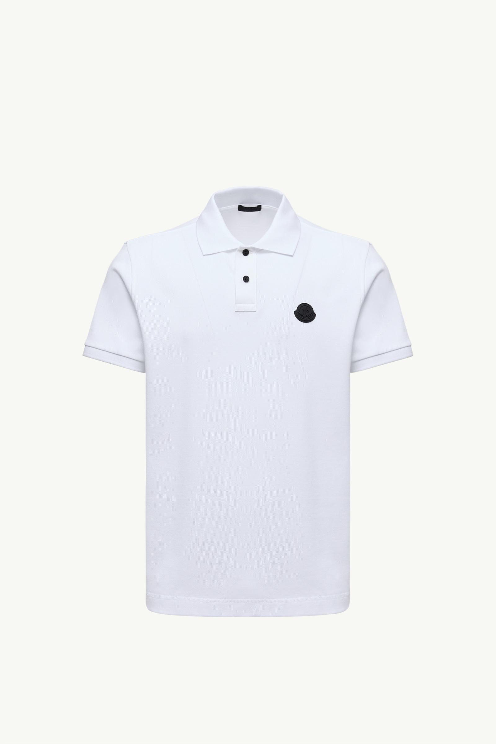 Polo in cotone piquet con patch logato_findInBoutique_image
