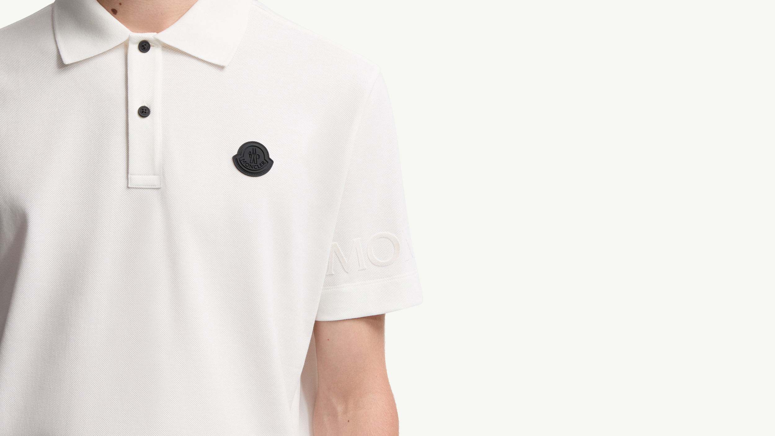 ホワイト ポロシャツ : Tシャツ＆ポロシャツ 向けの メンズ | モンクレール