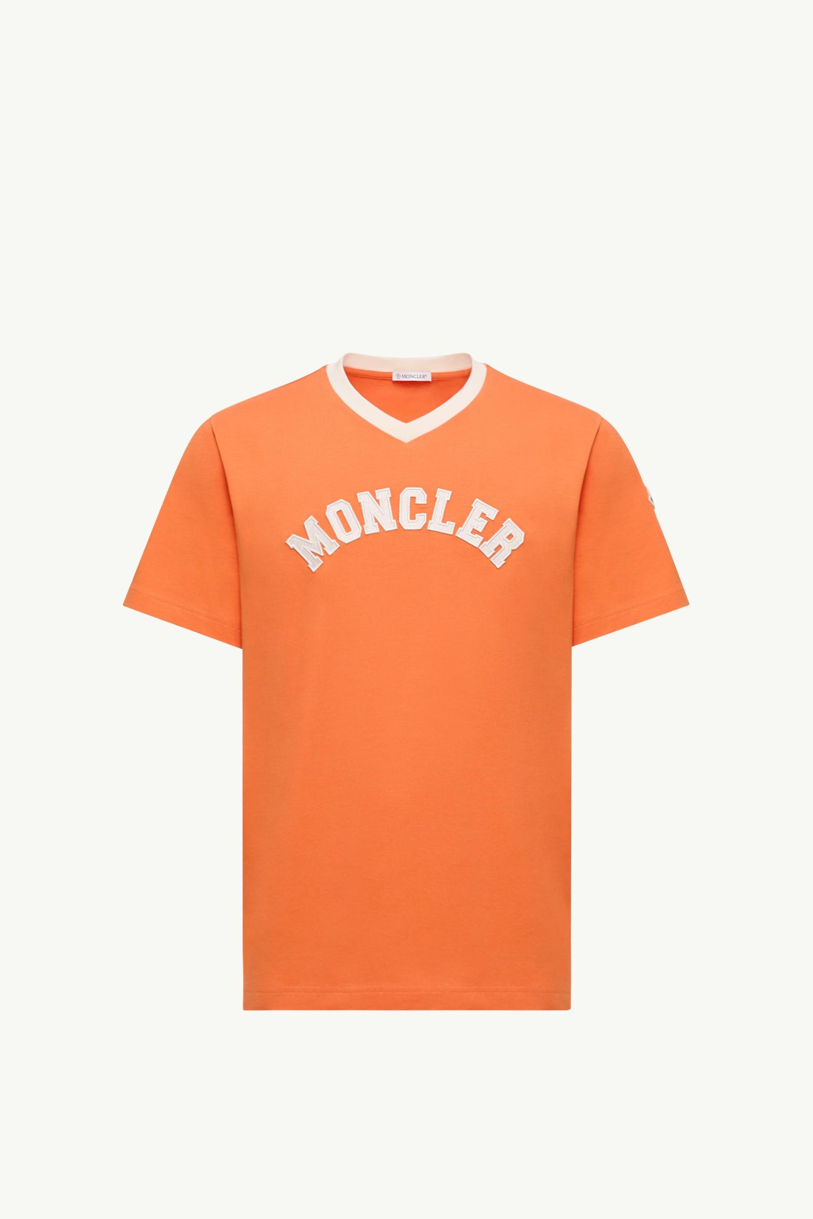 MONCLER オレンジ Tシャツ 【公式通販】