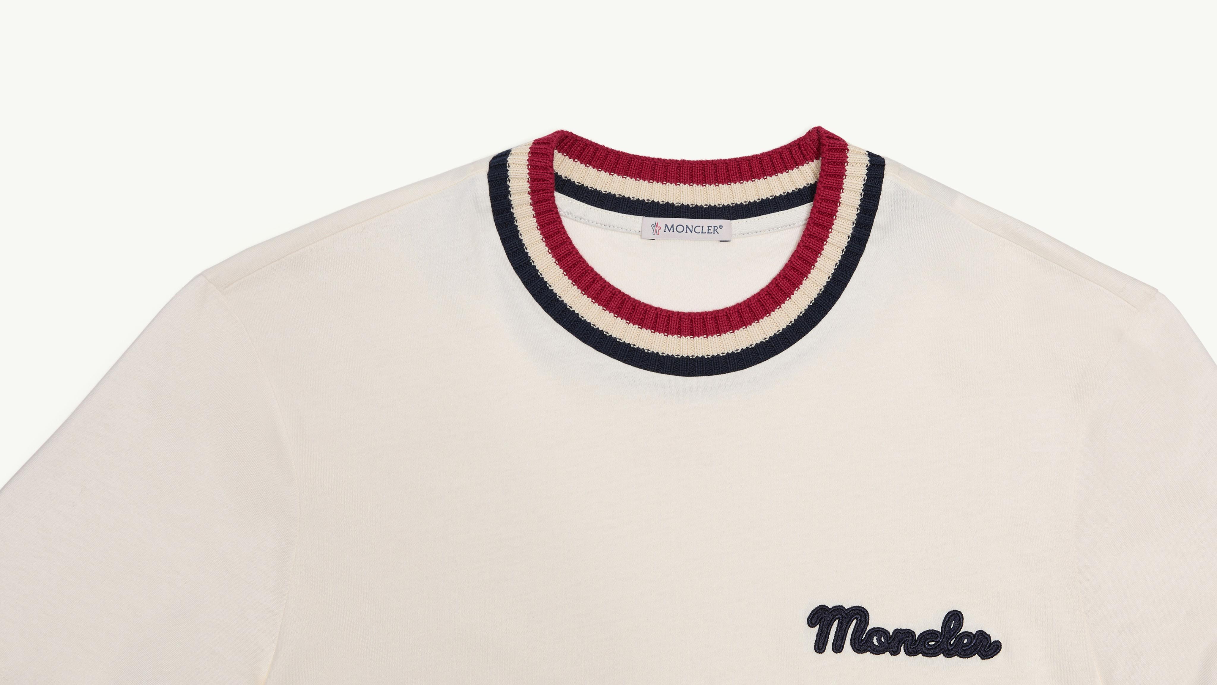 ホワイト Tシャツ : Tシャツ＆ポロシャツ 向けの メンズ | モンクレール