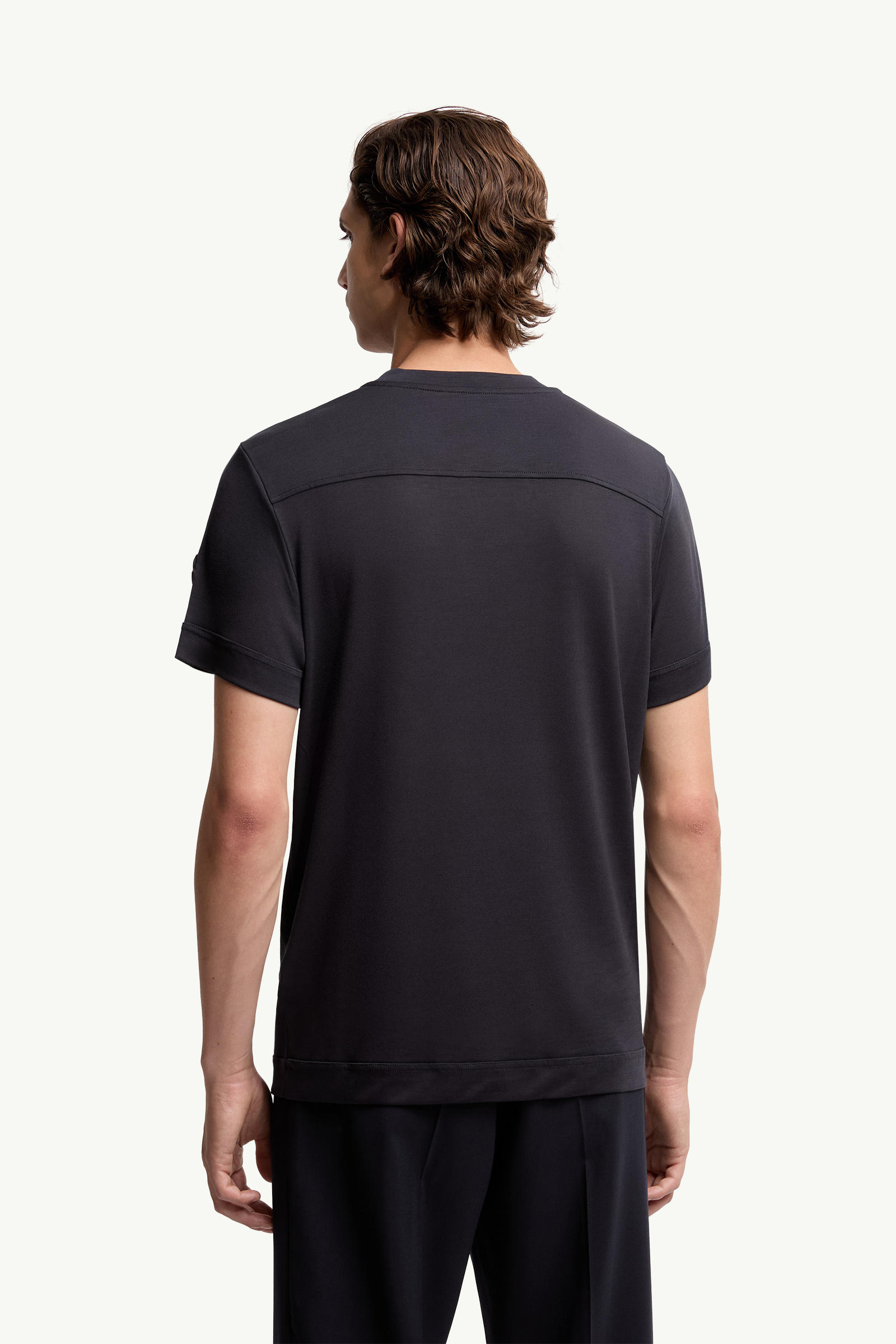 Logo T-Shirt Men Navy Blue Moncler 4