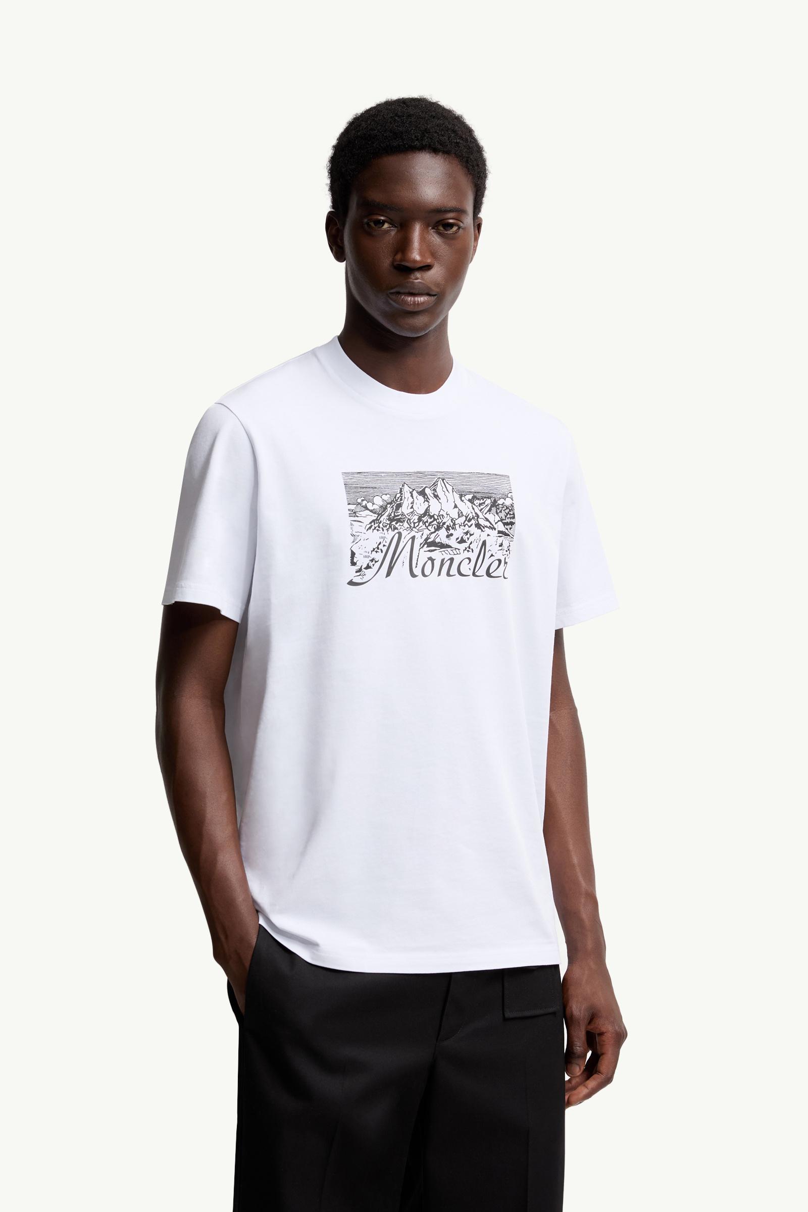 White Mountain Logo Cotton T-Shirt - Polos & T-shirts for