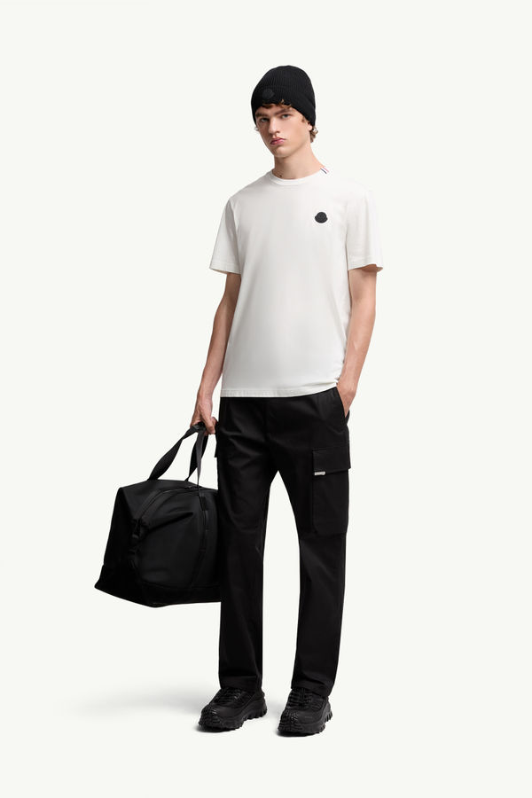 T-shirt in cotone Uomo Bianco Moncler 0
