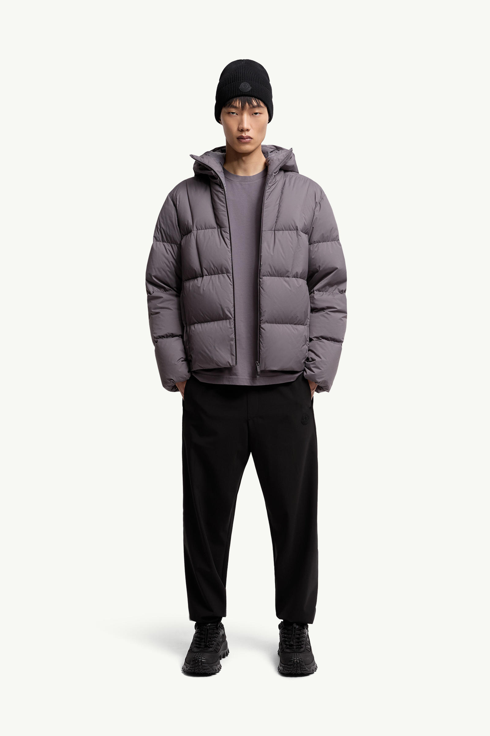 男士棉质T恤 男士 深灰色 Moncler 0