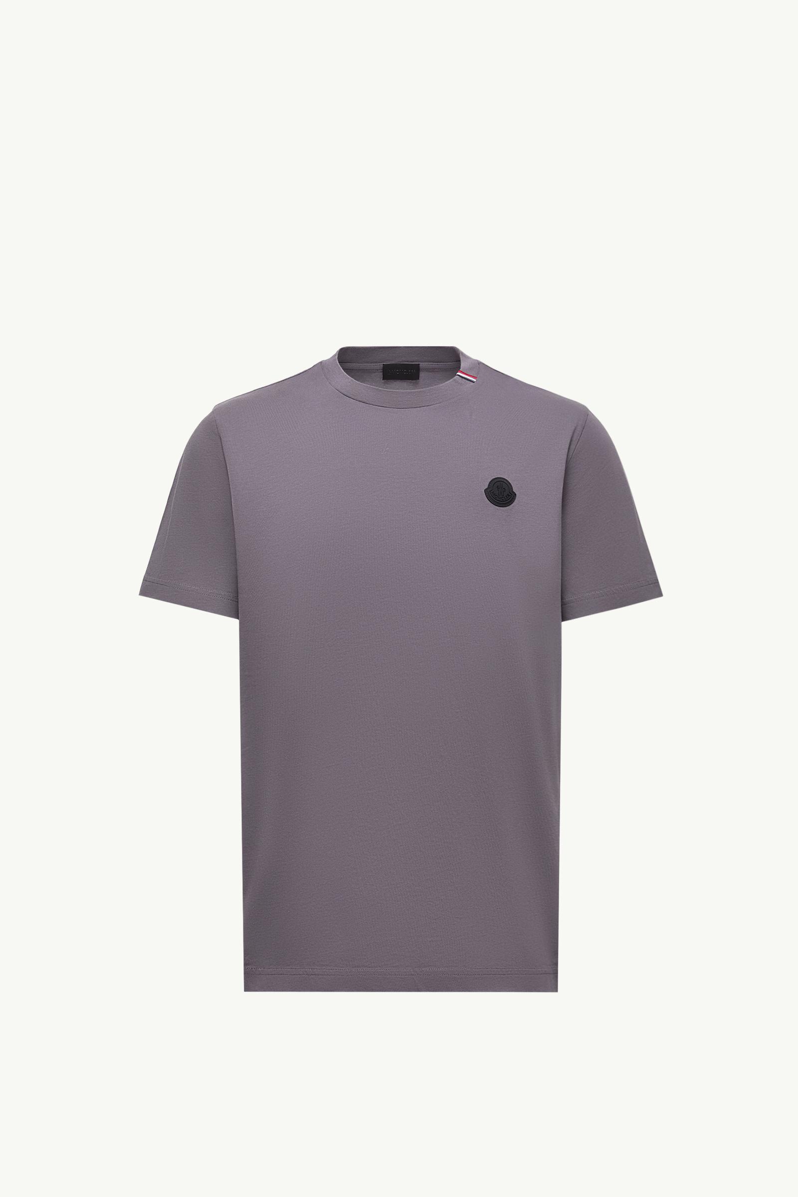 Dark Gray Cotton T-Shirt - Polos & T-shirts for Men | Moncler GB